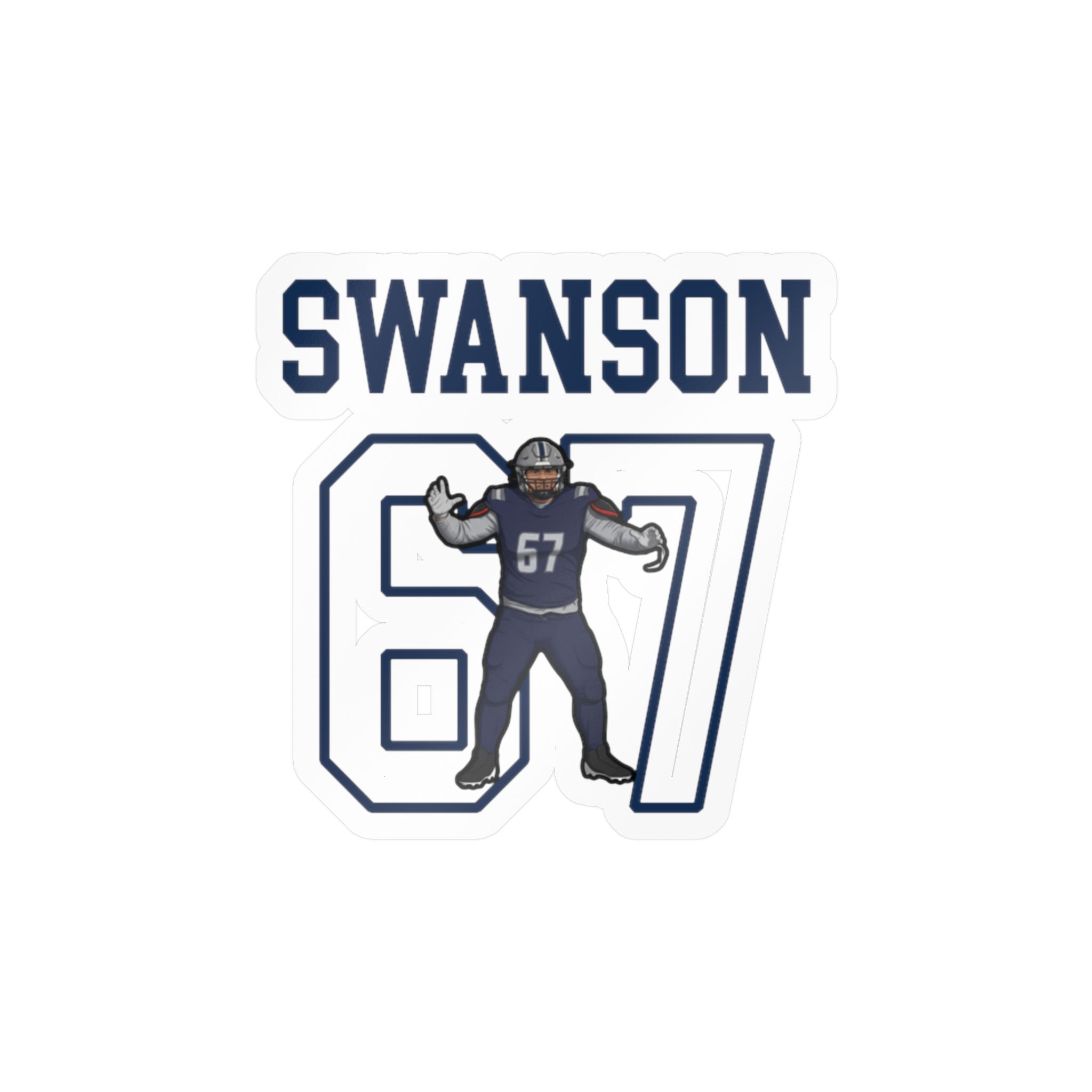 Vinyl Sticker — character_shirsey in Classic