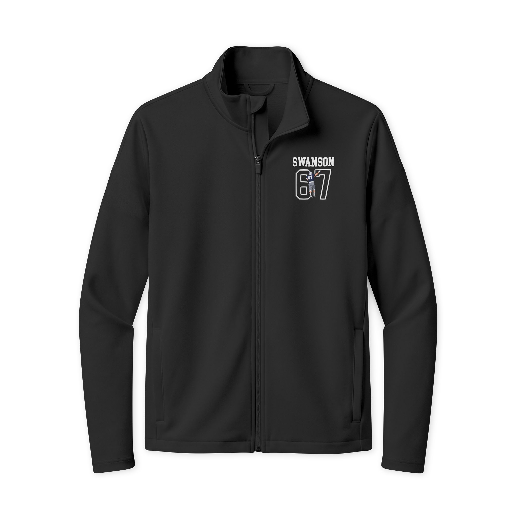 Travel Full-Zip Jacket — character_shirsey in Black/ Black