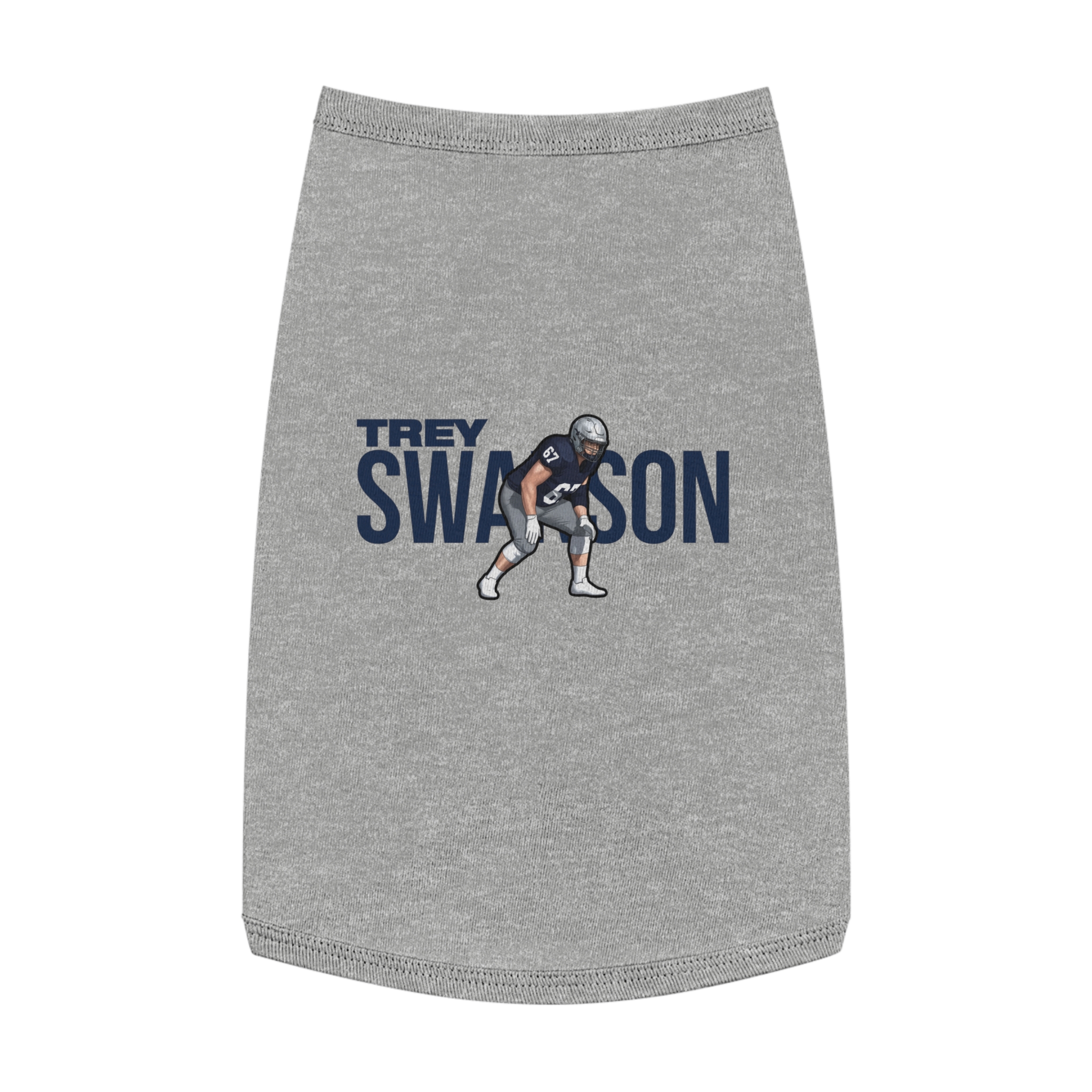 Pet Tank Top — character_player_name in White