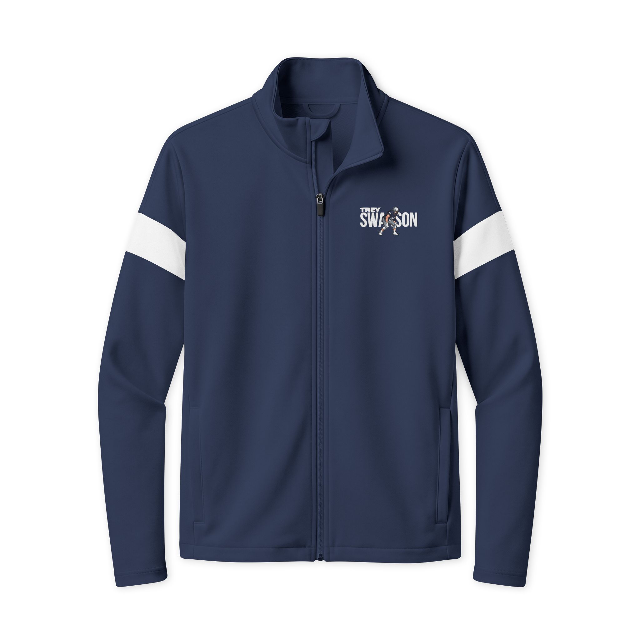 Travel Full-Zip Jacket — character_player_name in True Navy/ White