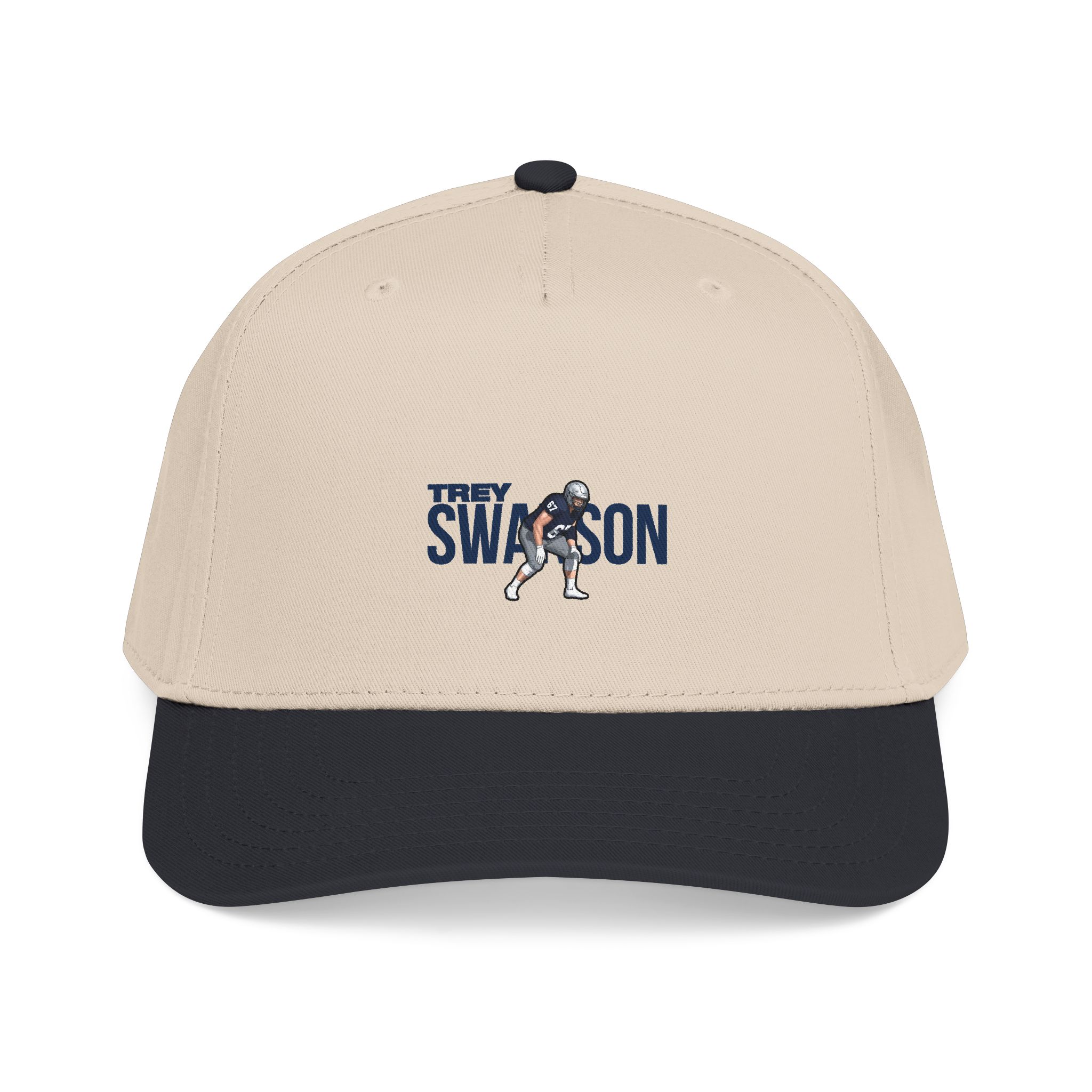 Baseball Cap — character_player_name in Black / Natural
