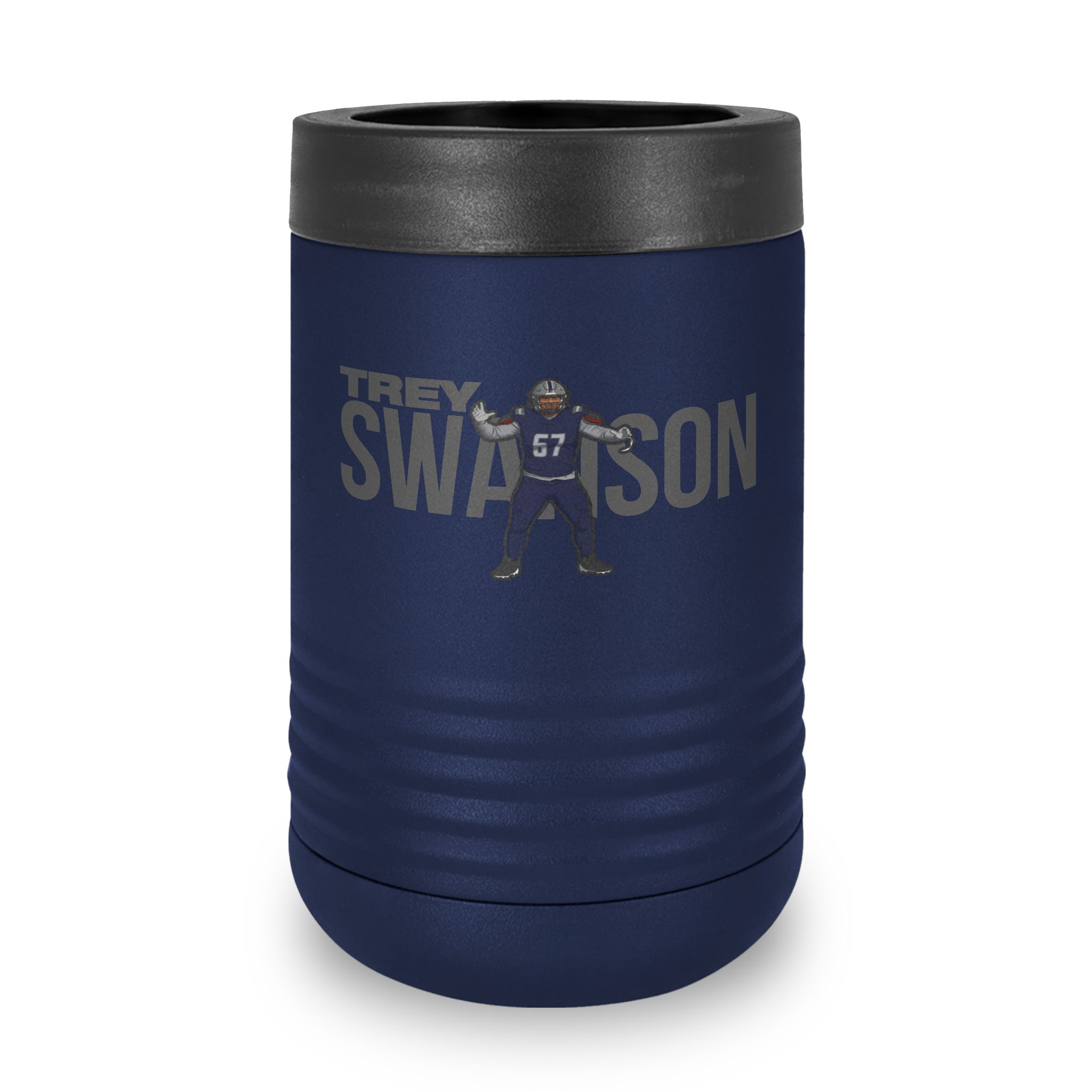 Stainless Can Cooler — character_player_name in Navy