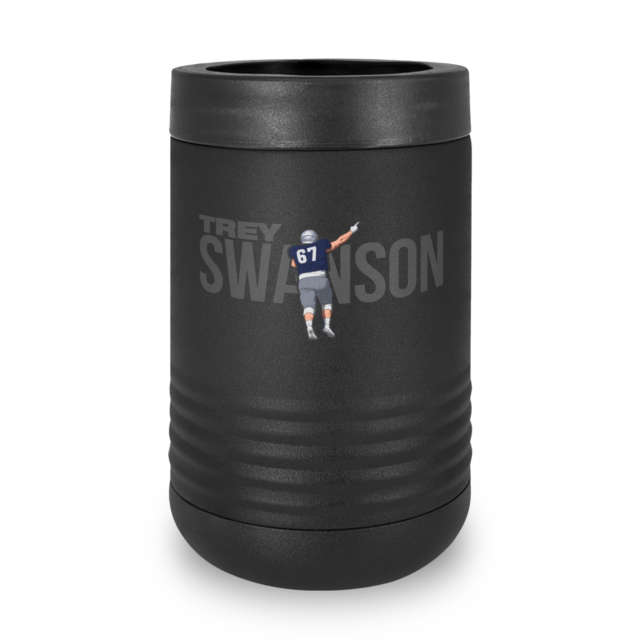 Stainless Can Cooler — character_player_name in Black