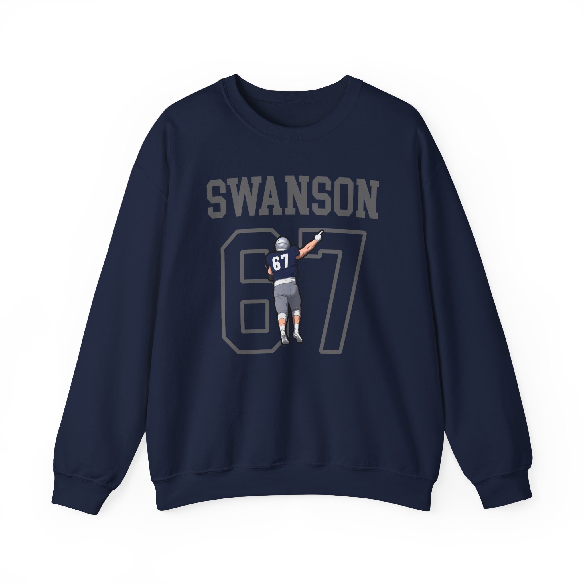 Crewneck Sweatshirt — character_shirsey in Navy