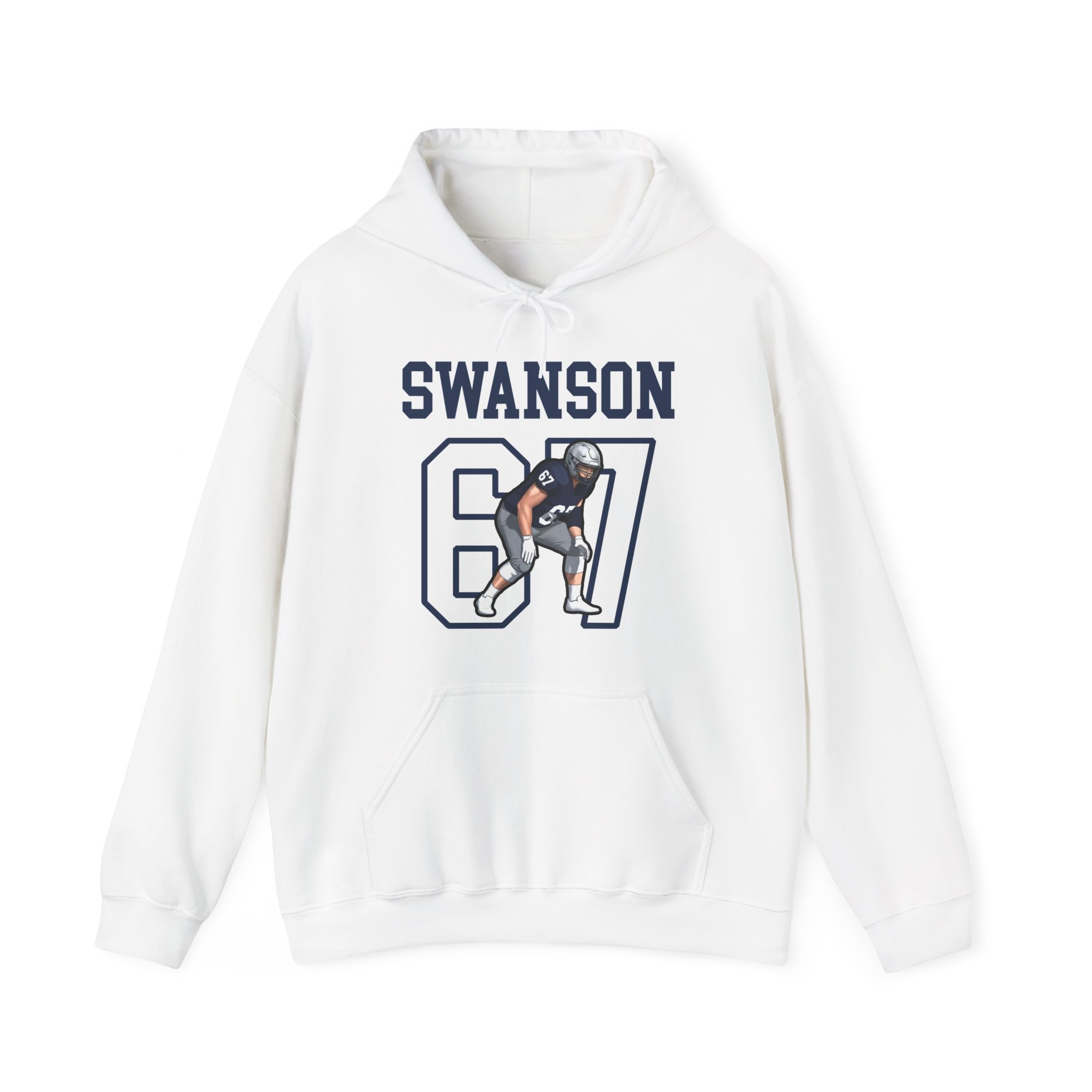 Hoodie — character_shirsey in White
