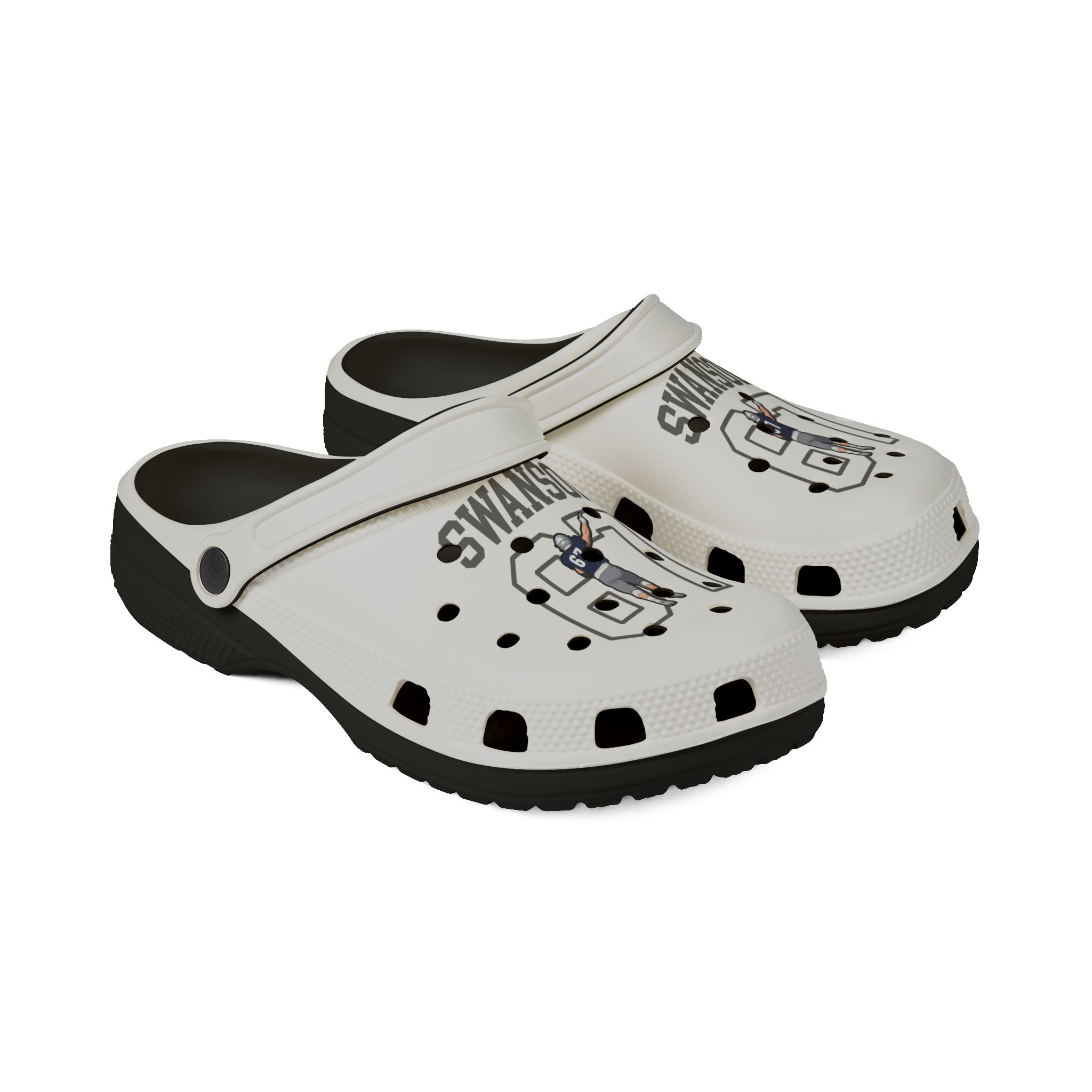 Rubber Clogs — character_shirsey in Black