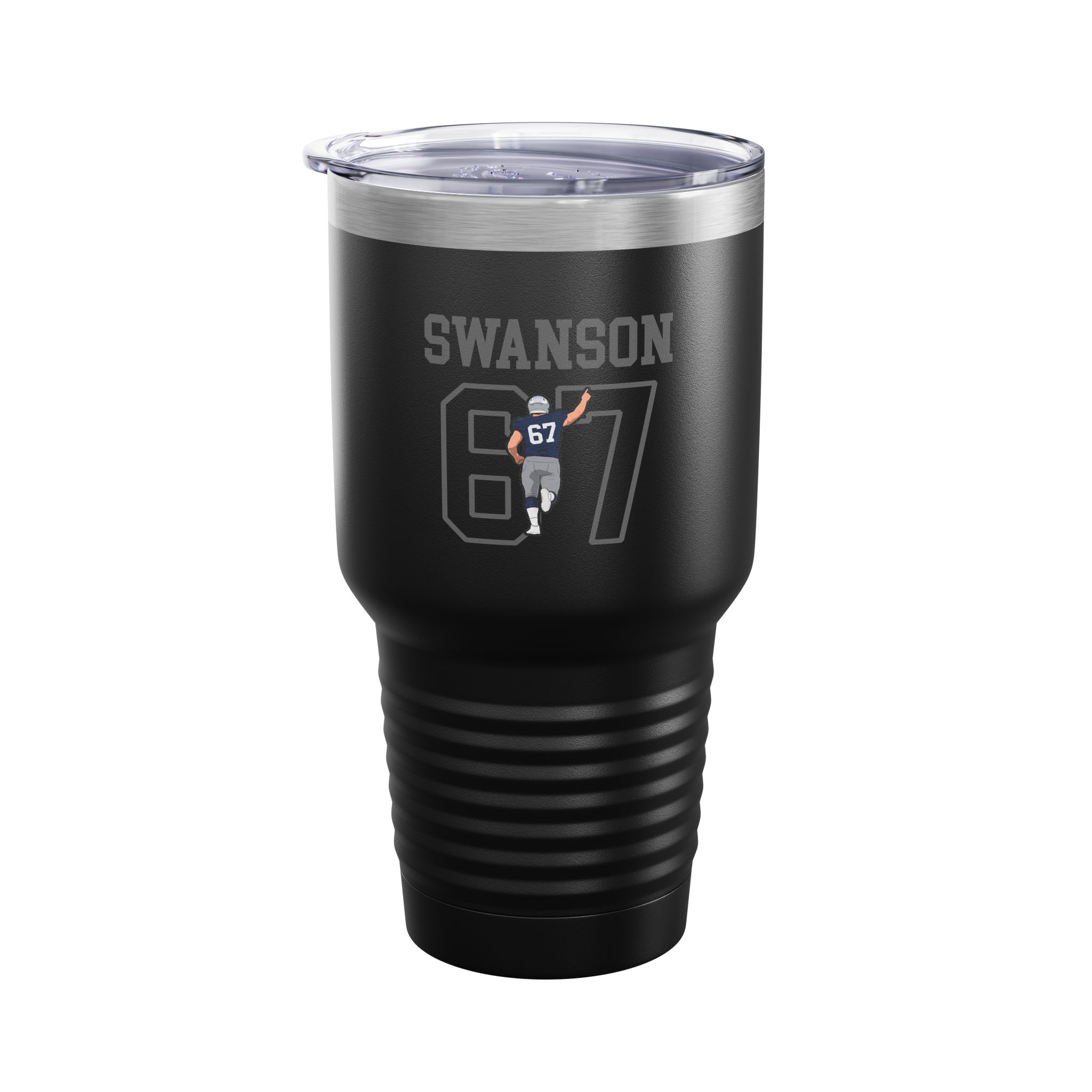 30oz Tumbler — character_shirsey in Black