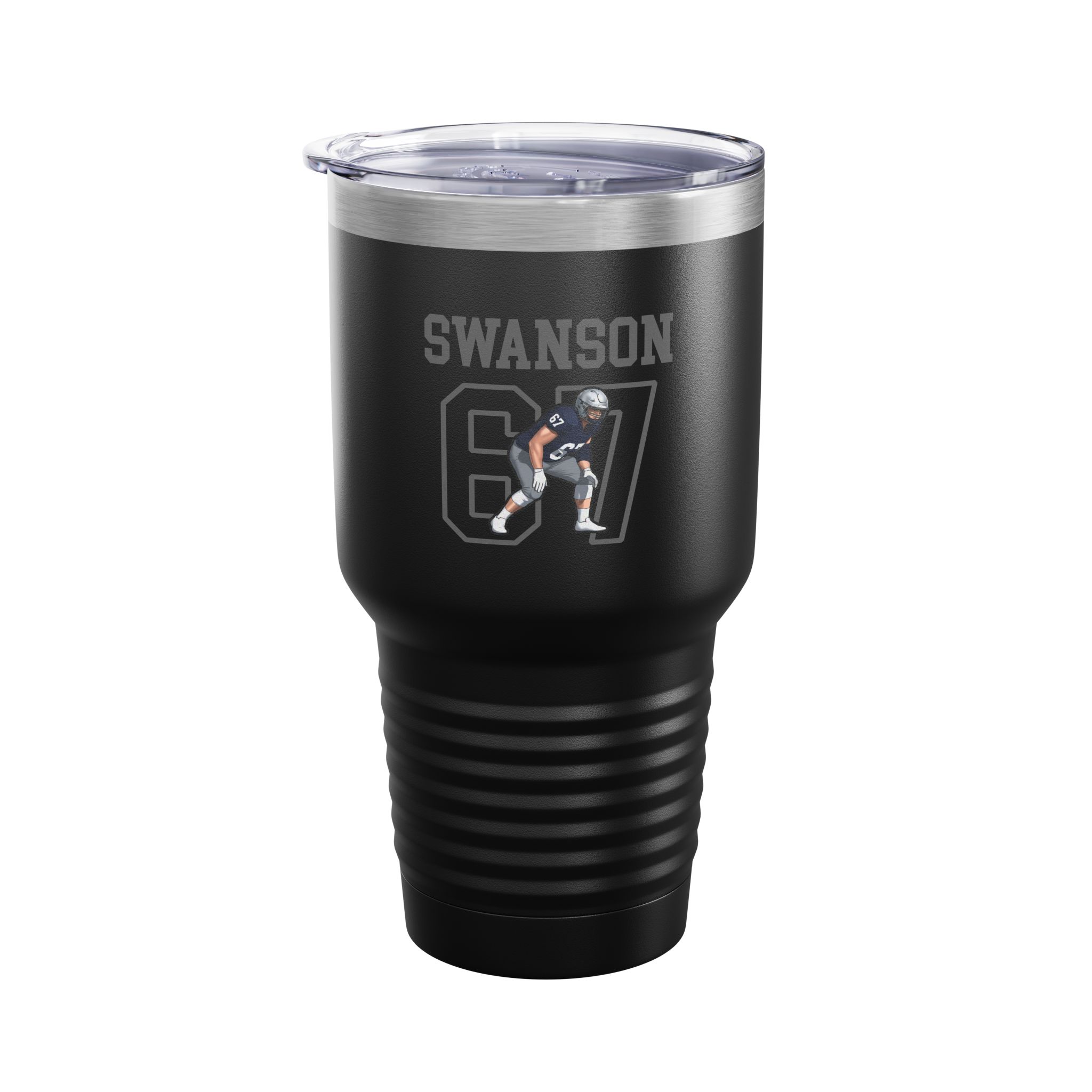 30oz Tumbler — character_shirsey in Black