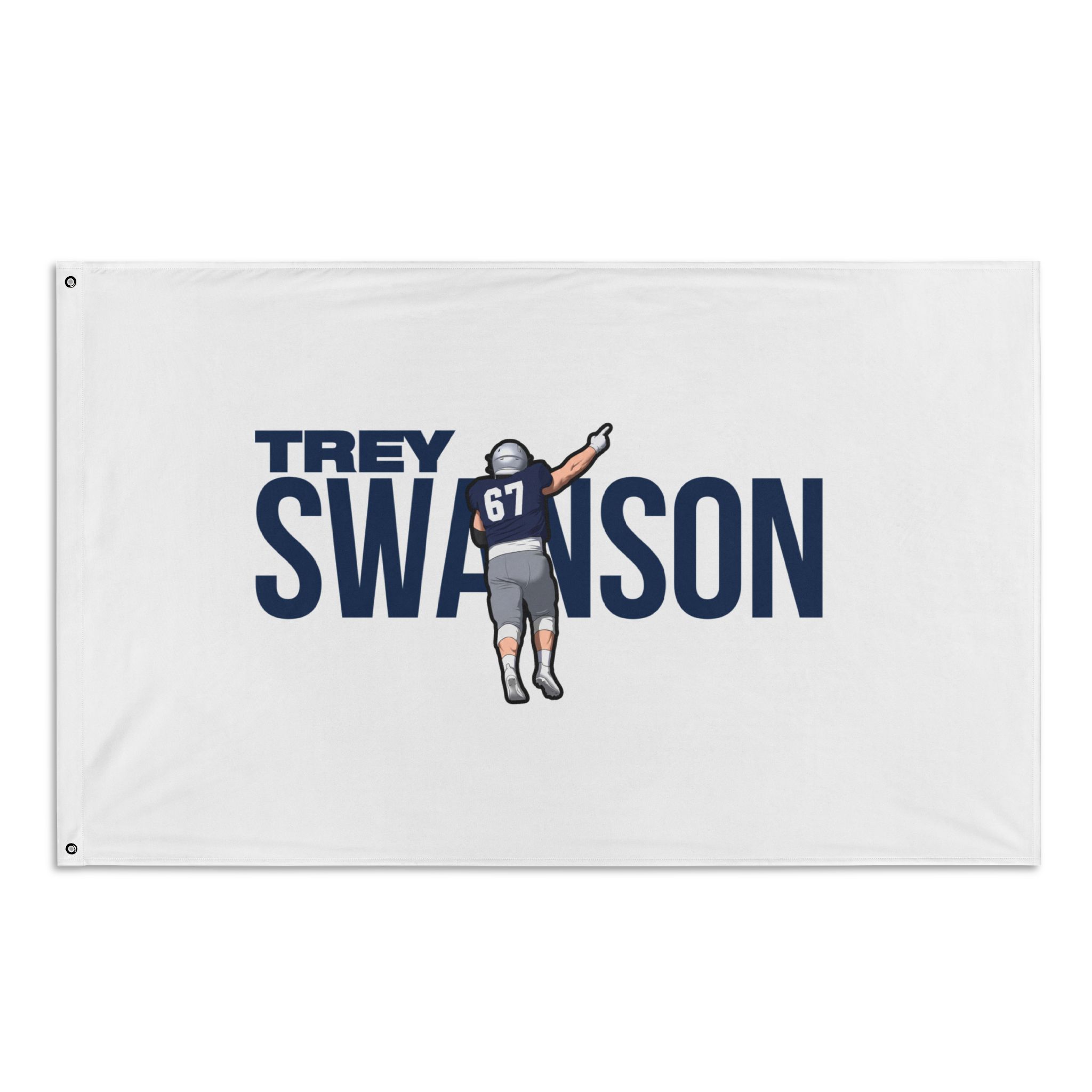 Flag (35 × 56 in) — character_player_name in Classic