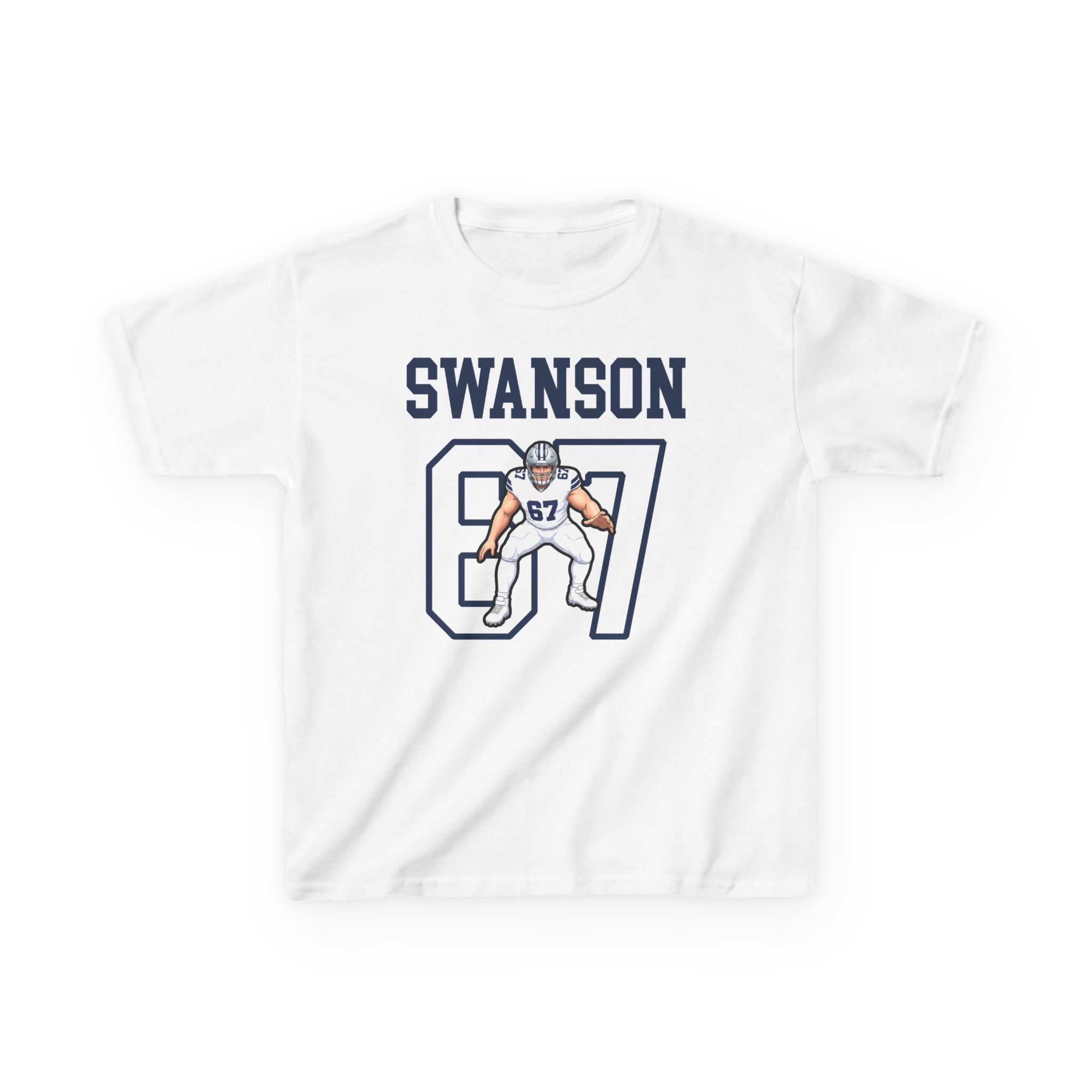 Youth Tee — character_shirsey in White