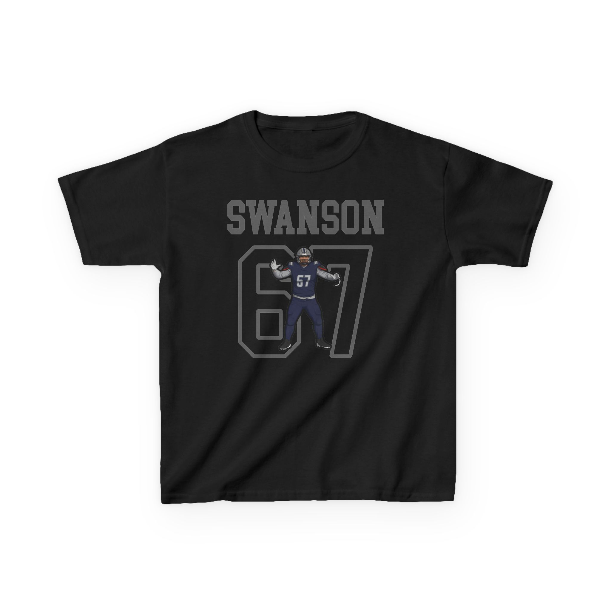 Youth Tee — character_shirsey in Black