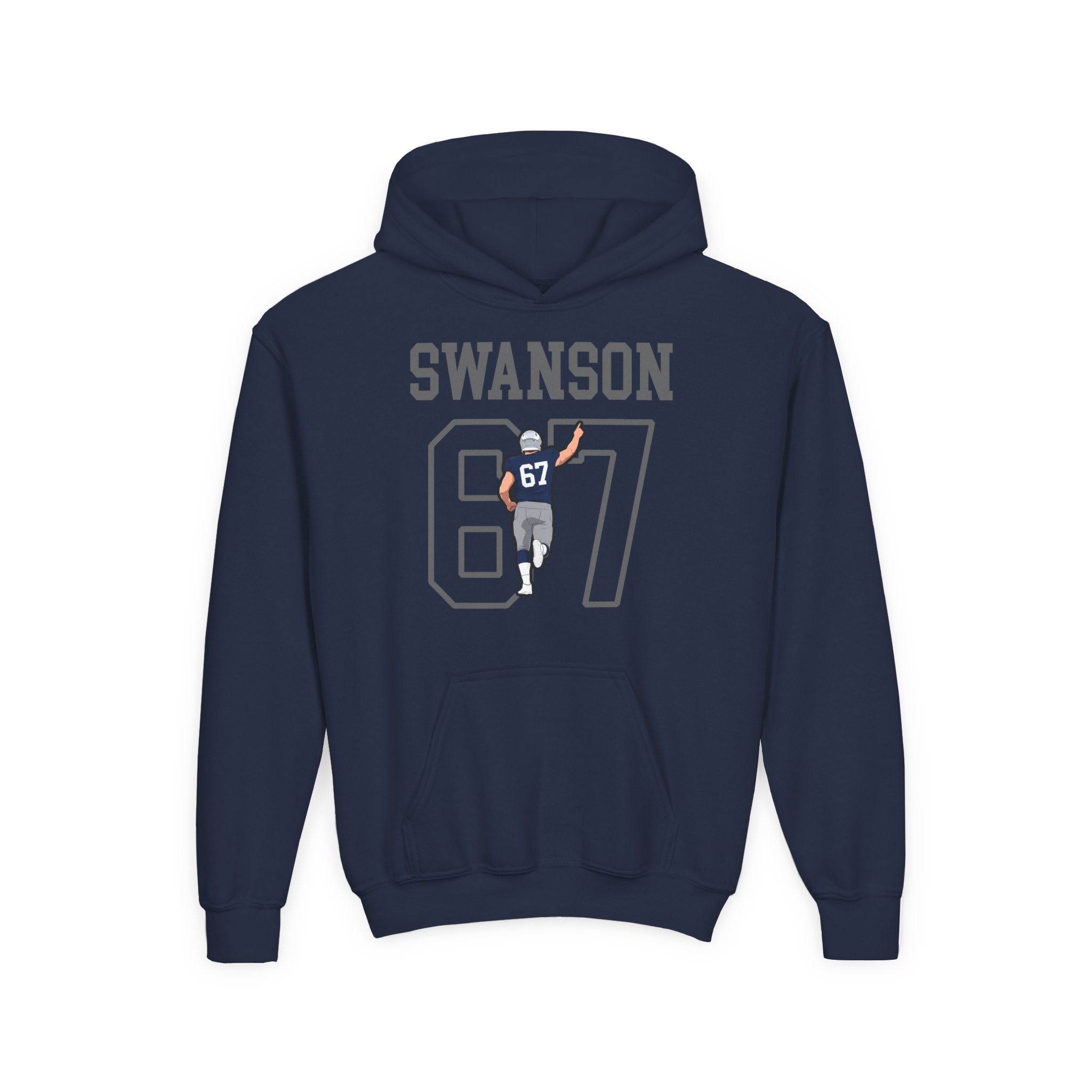 Youth Hoodie — character_shirsey in Navy