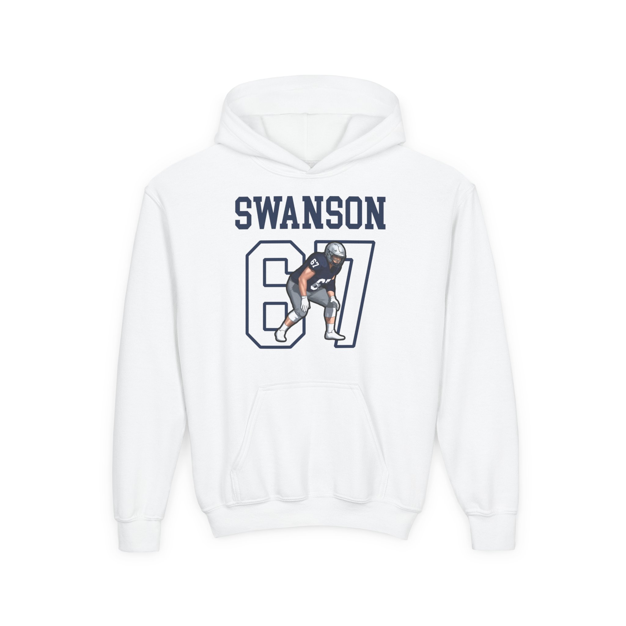 Youth Hoodie — character_shirsey in White