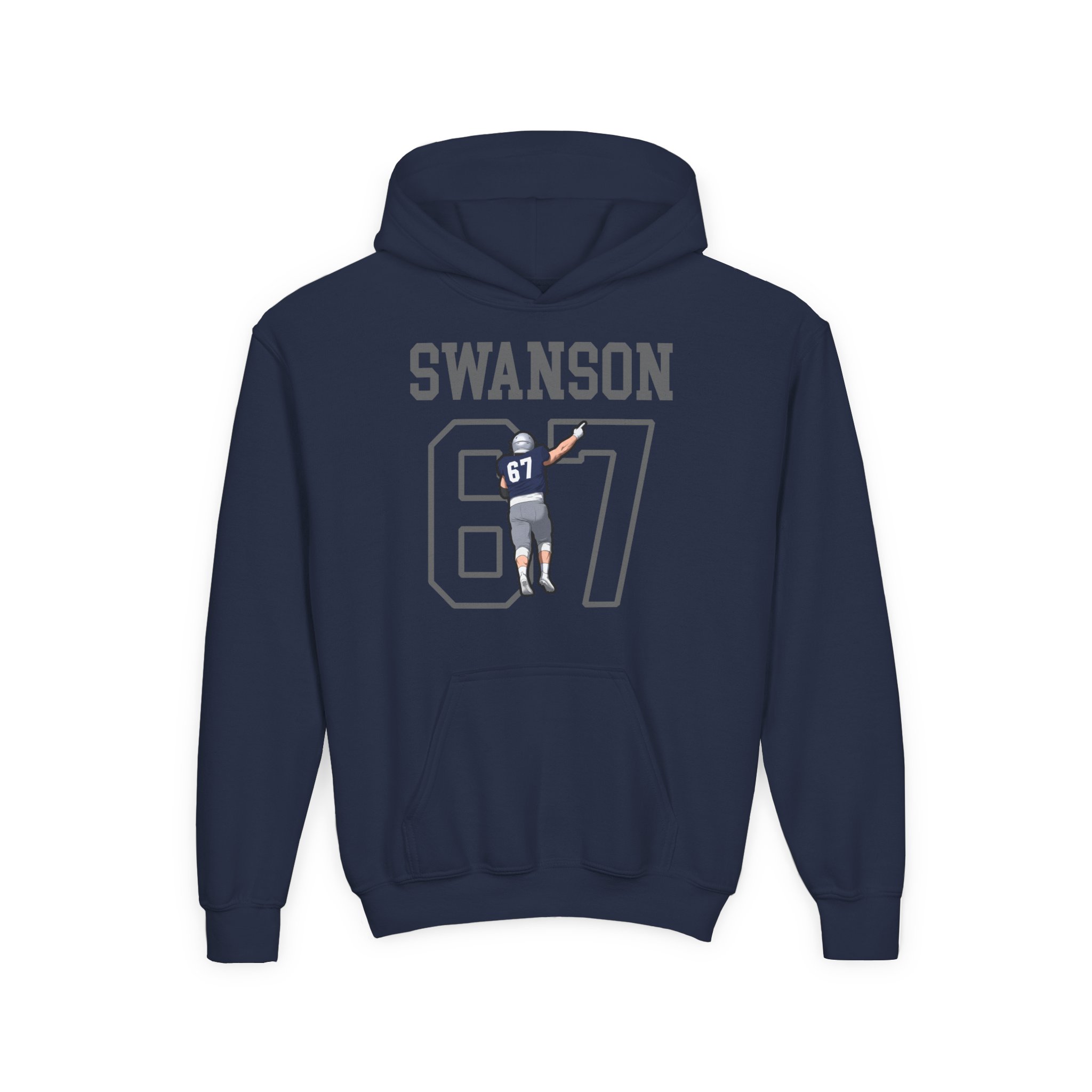Youth Hoodie — character_shirsey in Navy