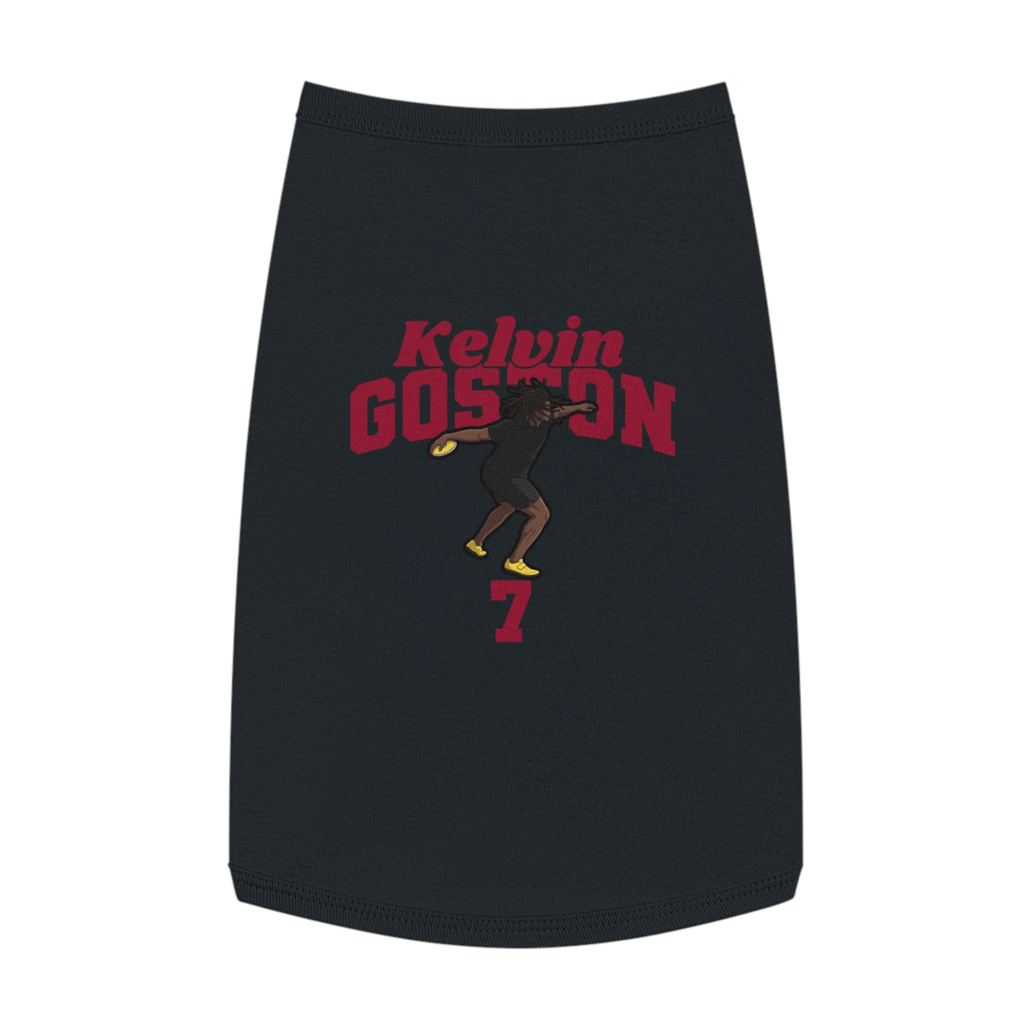 Pet Tank Top — character_signature_arch in Black