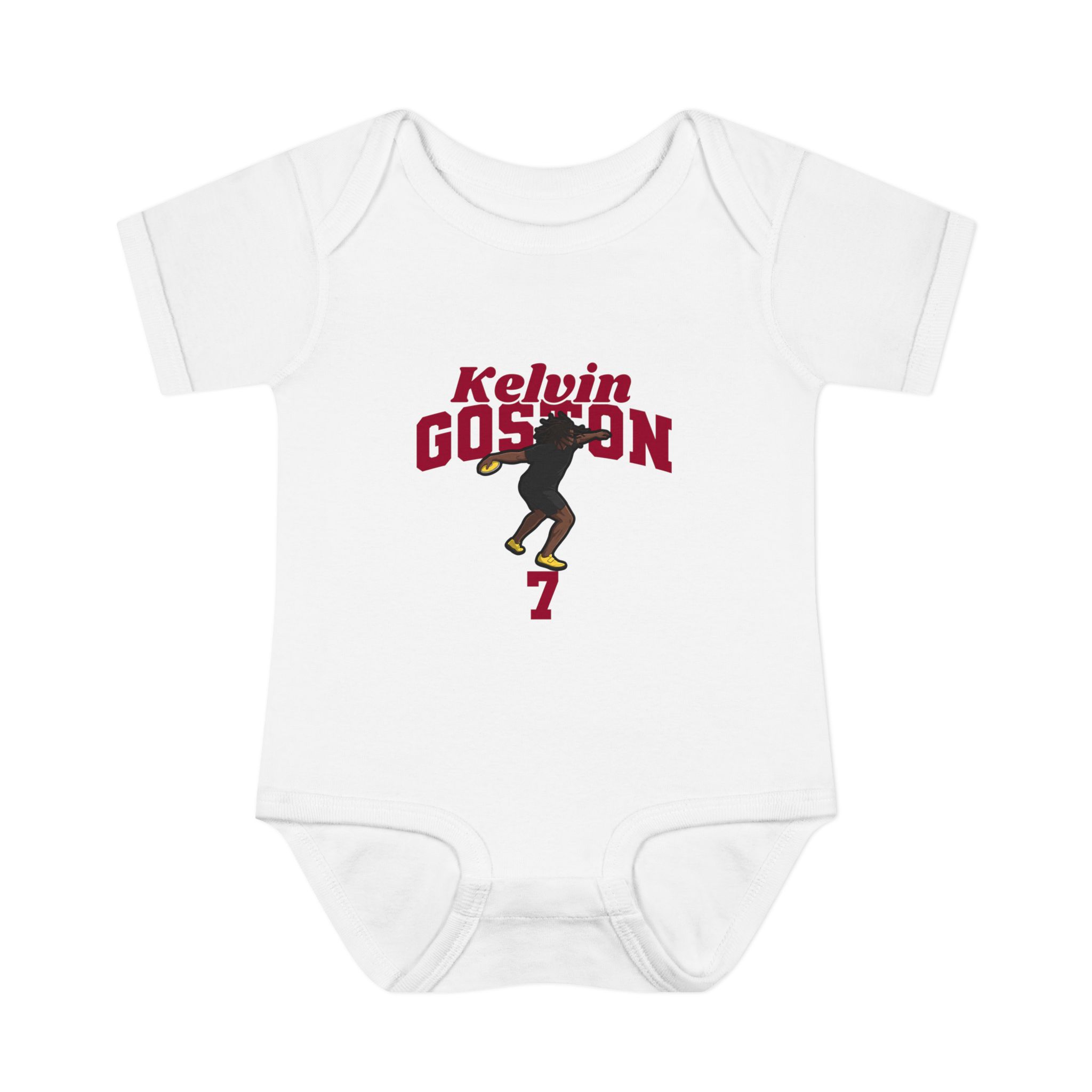 Baby Onesie — character_signature_arch in White