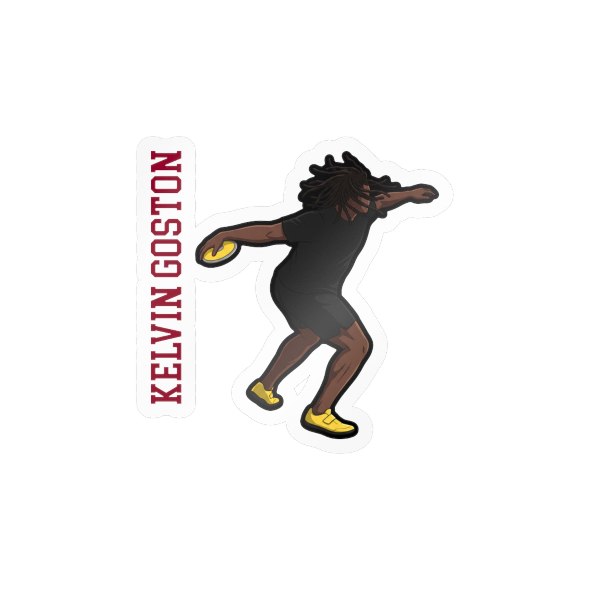 Vinyl Sticker — character_name_vertical in Classic