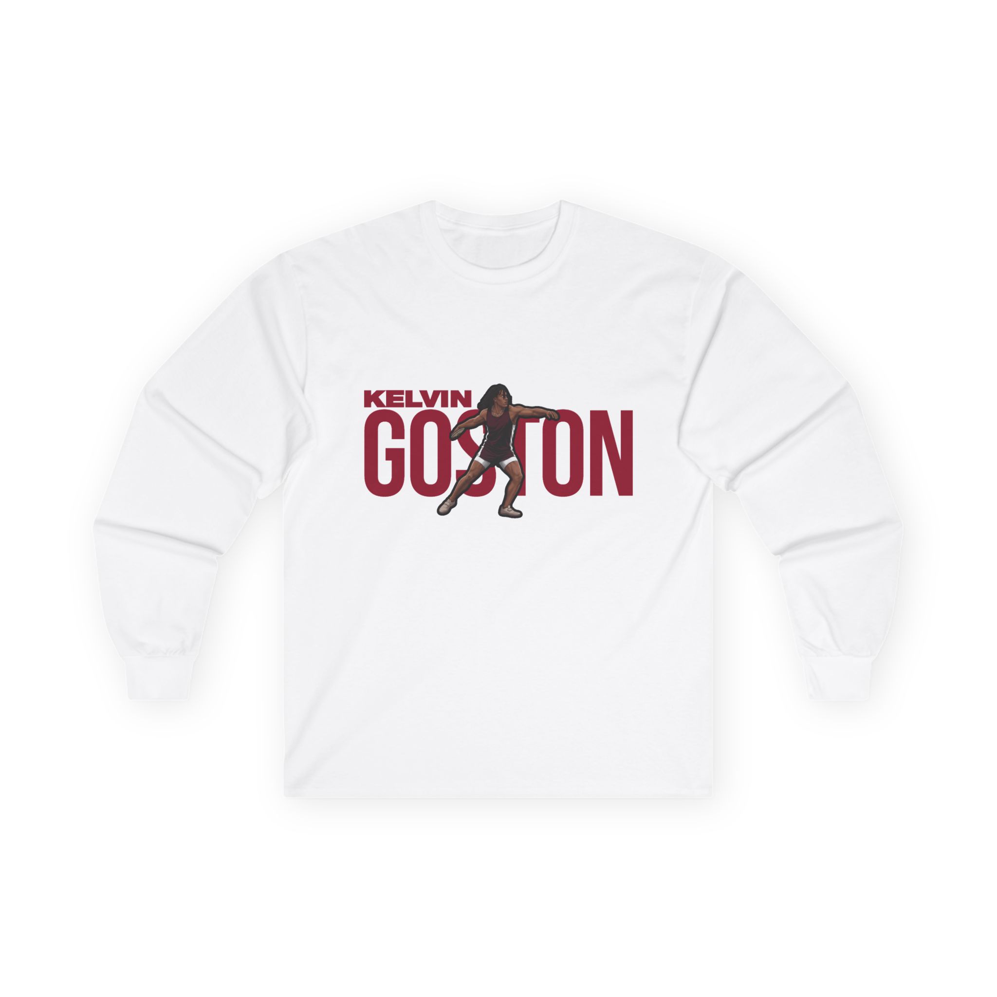 Long Sleeve Tee — character_player_name in White