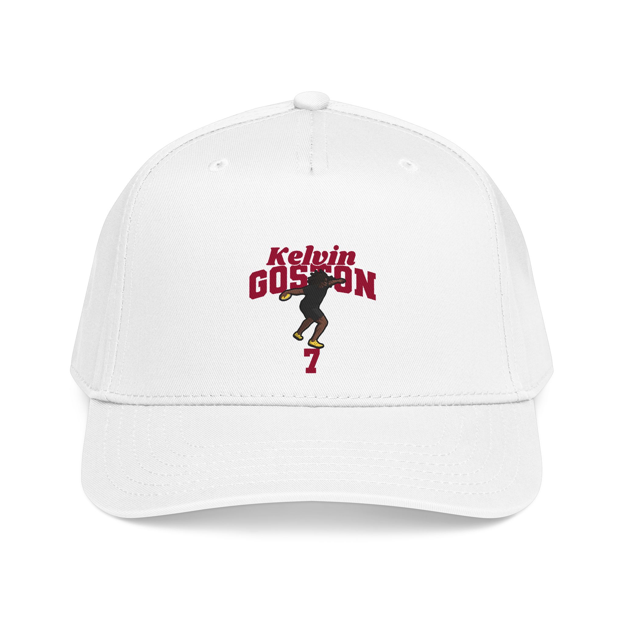 Baseball Cap — character_signature_arch in White