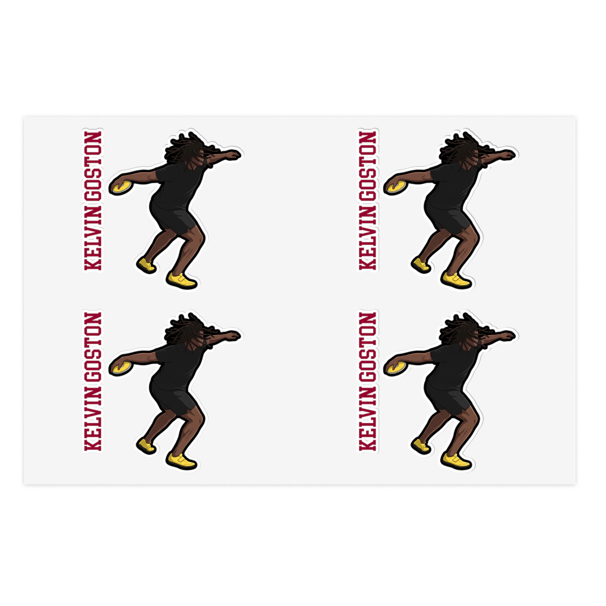Sticker Sheet — character_name_vertical in Classic