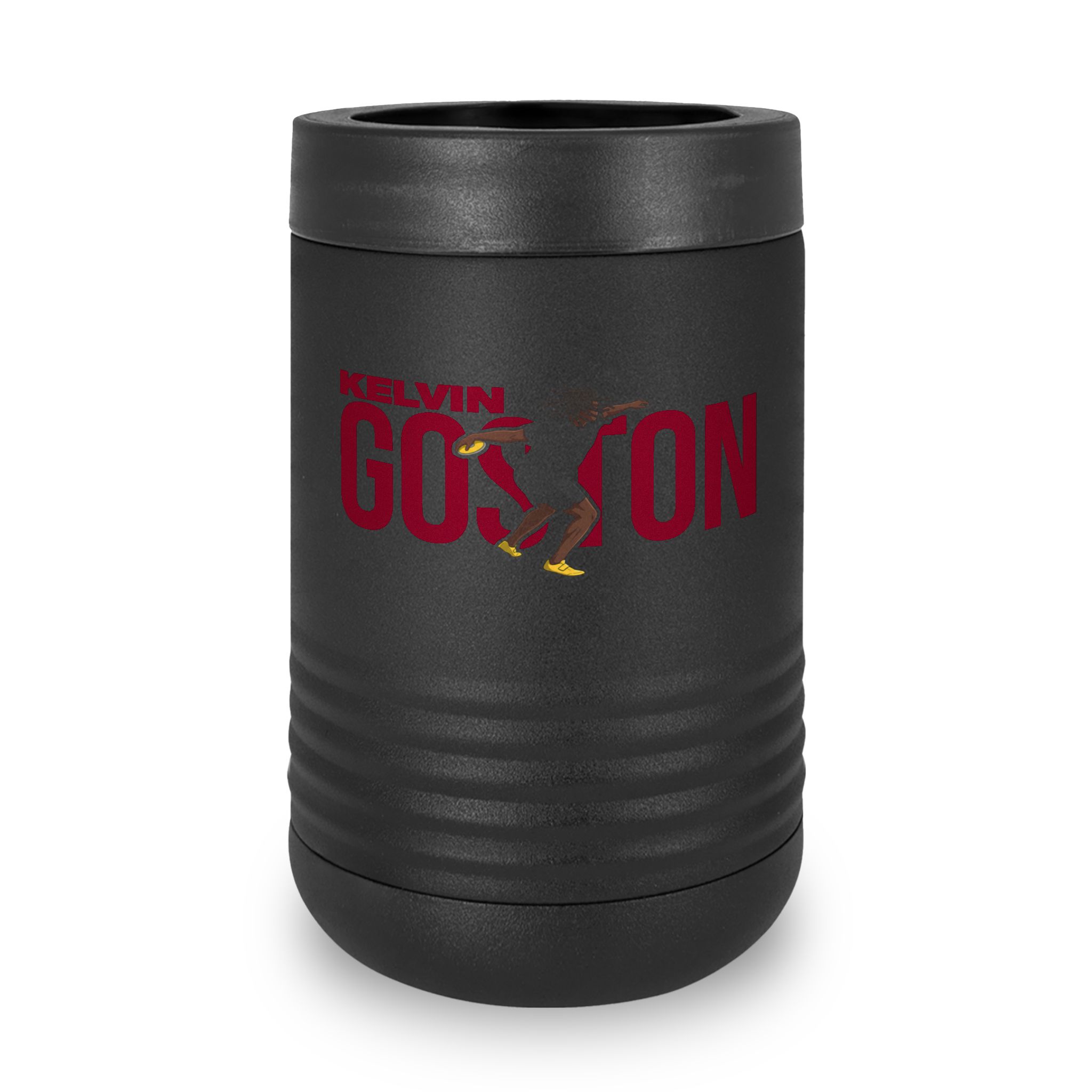 Stainless Can Cooler — character_player_name in Black