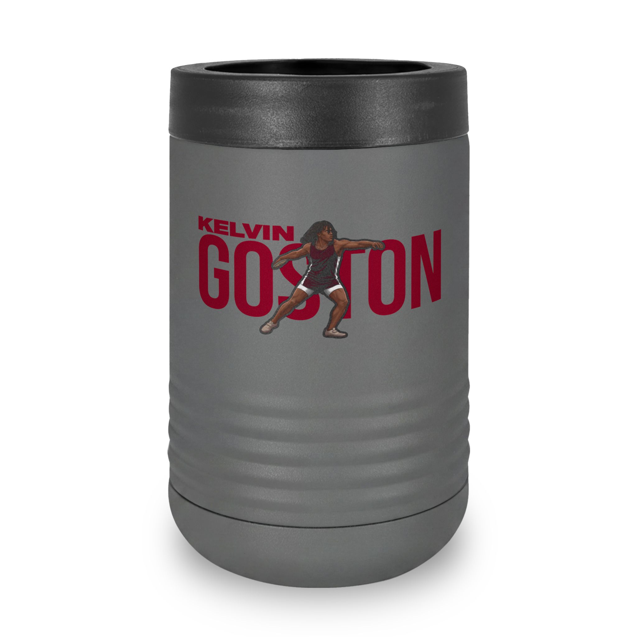Stainless Can Cooler — character_player_name in Grey