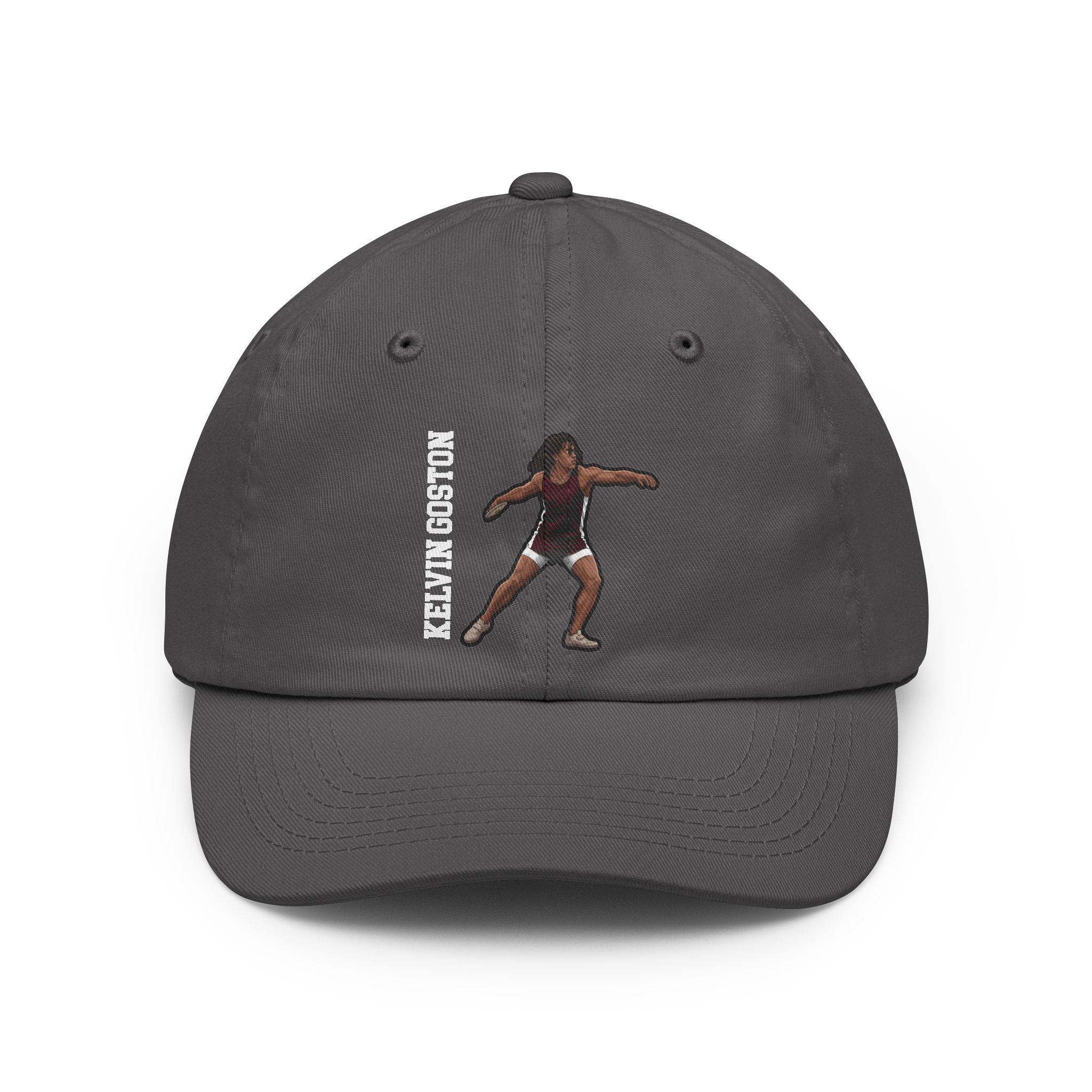 Classic Cap — character_name_vertical in Grey