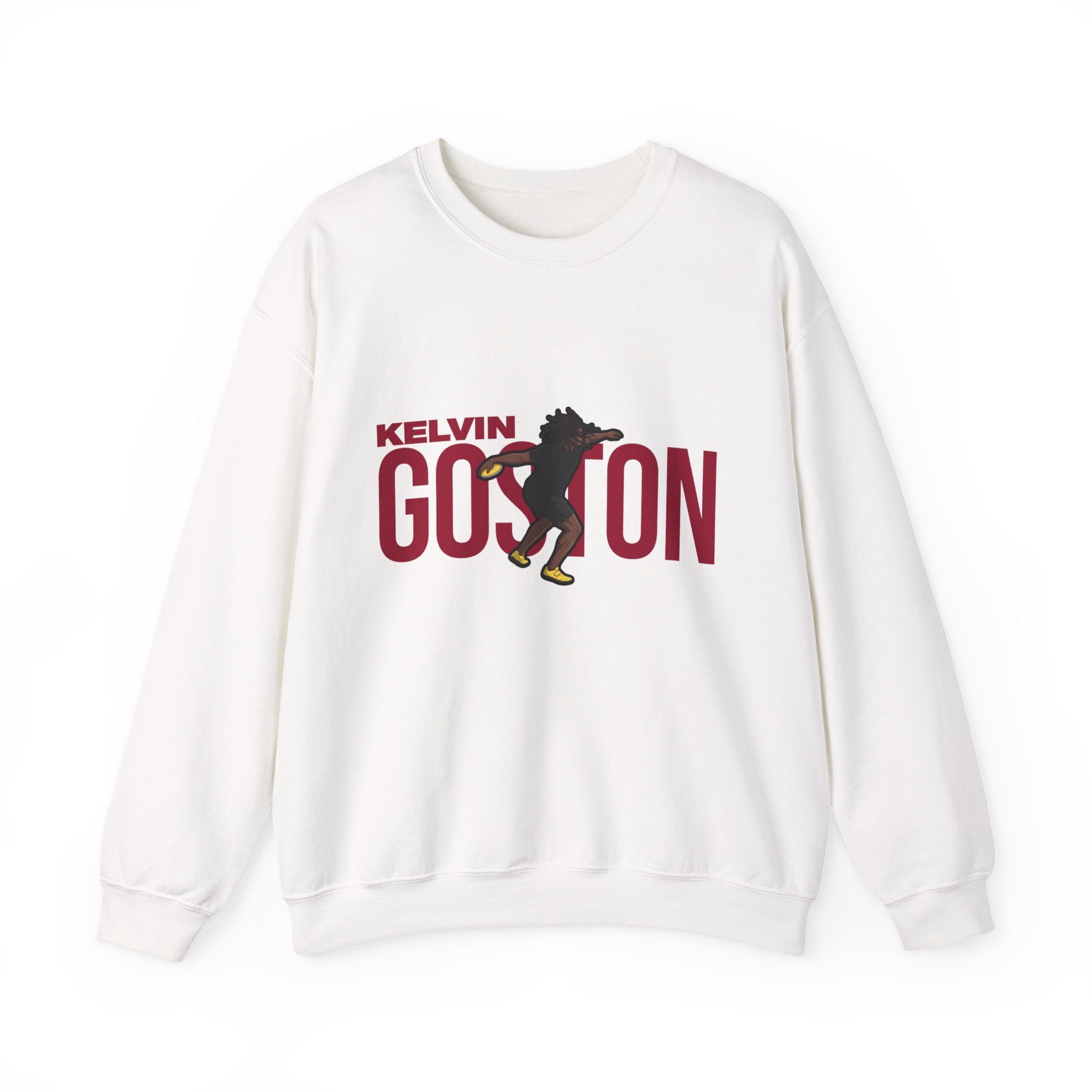 Crewneck Sweatshirt — character_player_name in White