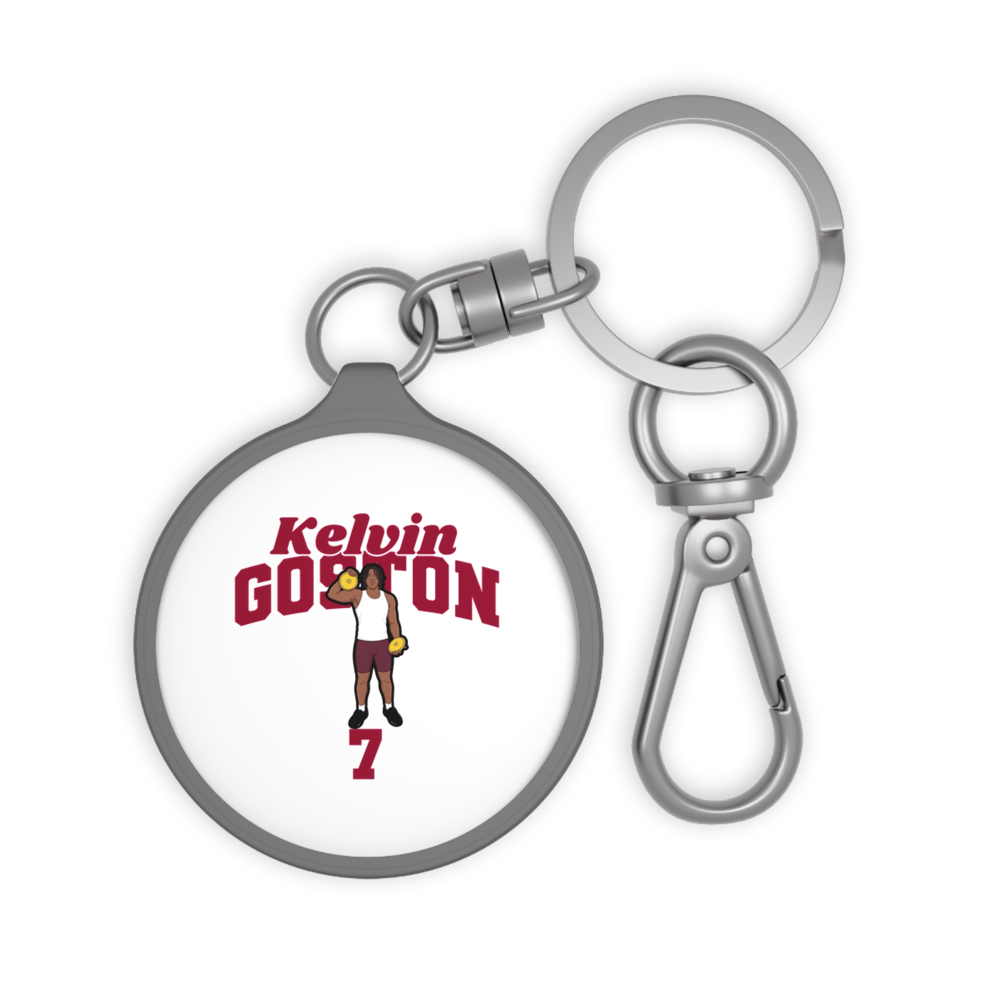 Keychain — character_signature_arch in Grey