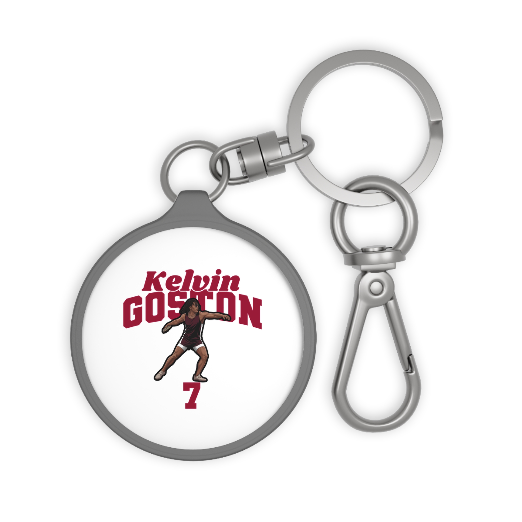 Keychain — character_signature_arch in Grey