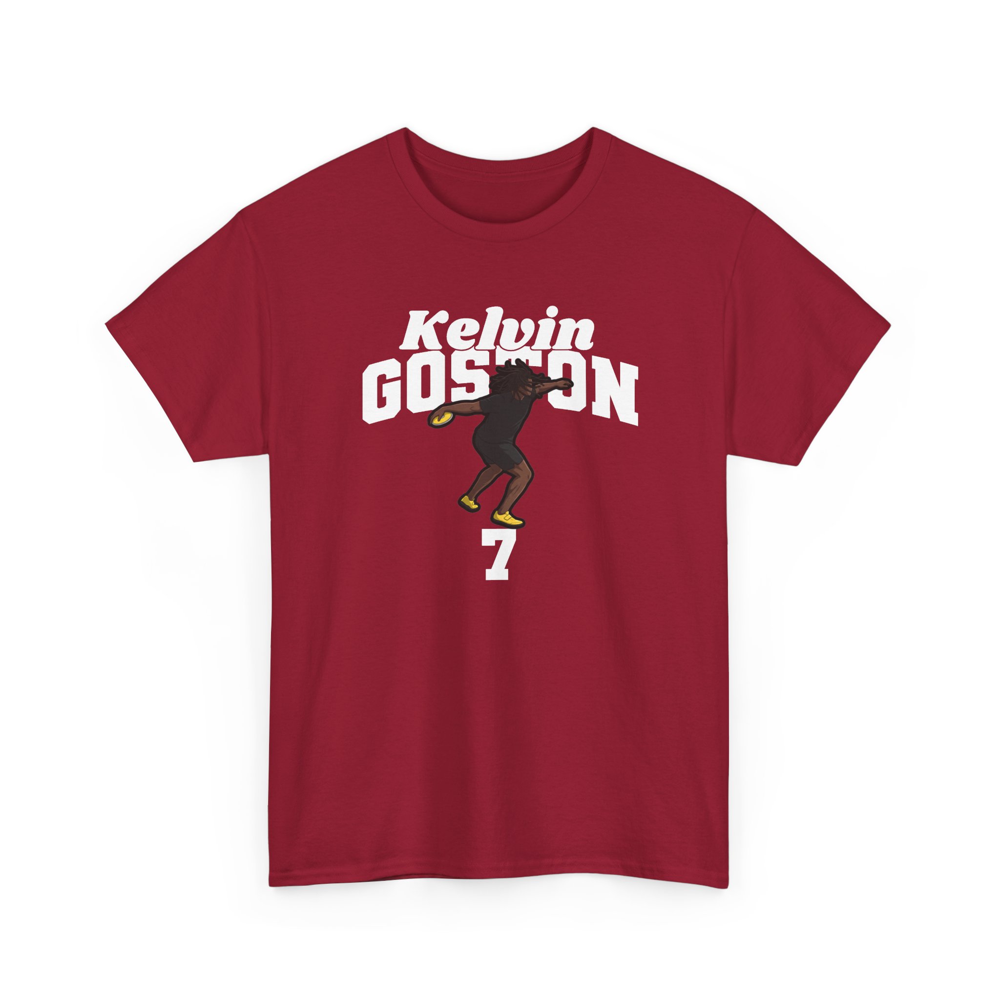 Tee — character_signature_arch in Cardinal