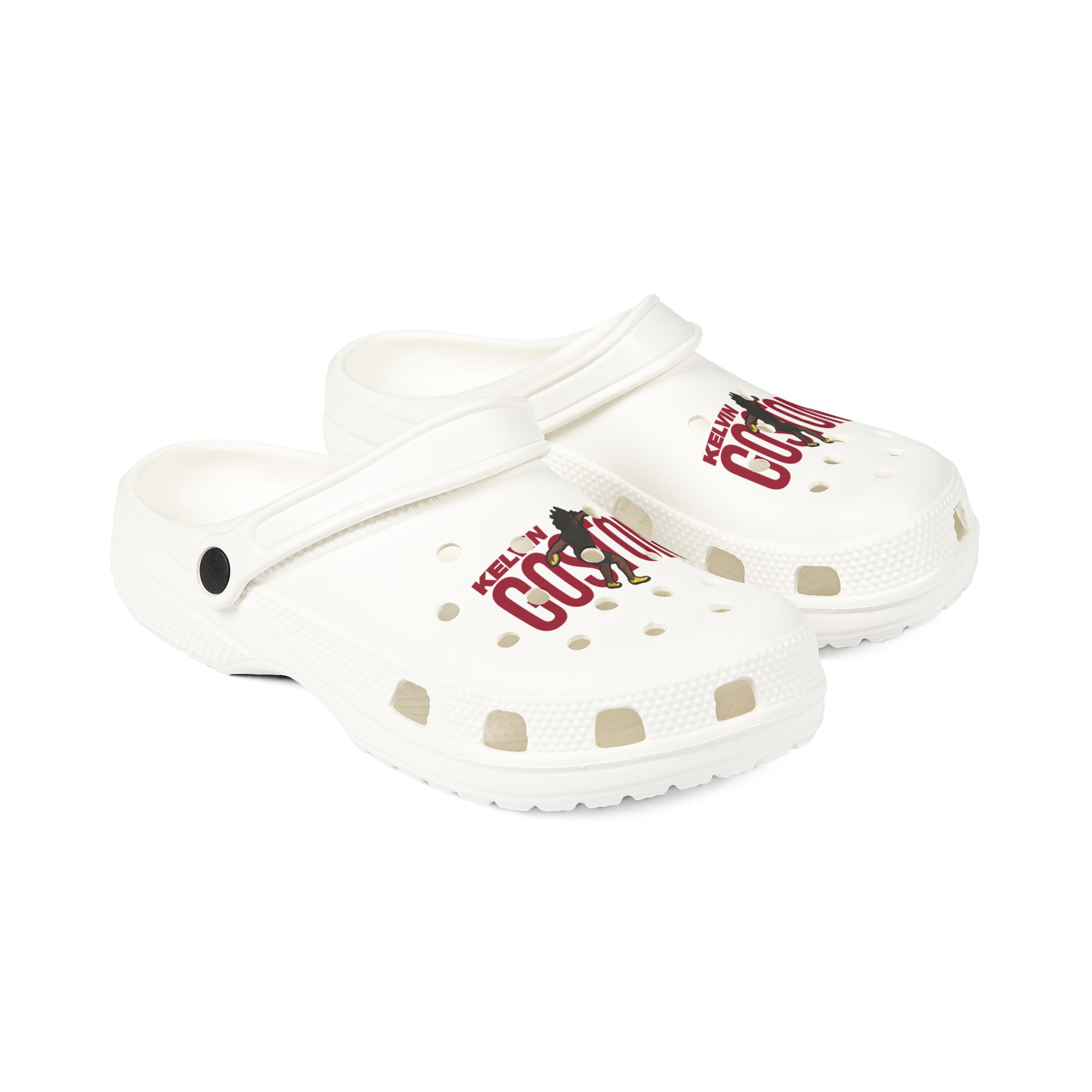 Rubber Clogs — character_player_name in White