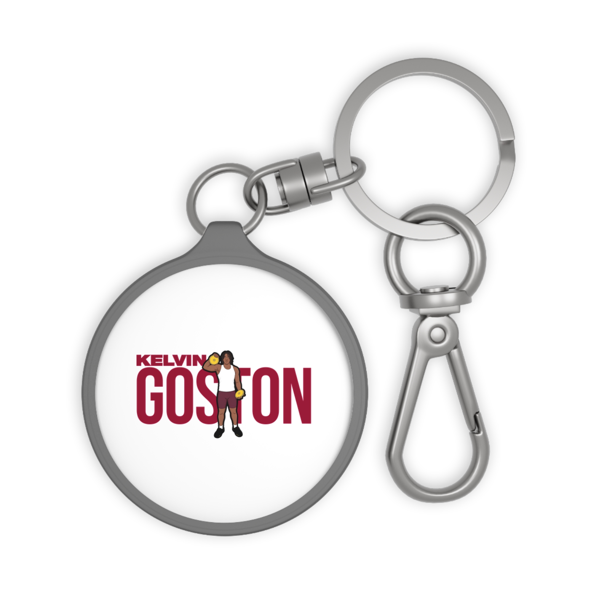 Keychain — character_player_name in Grey