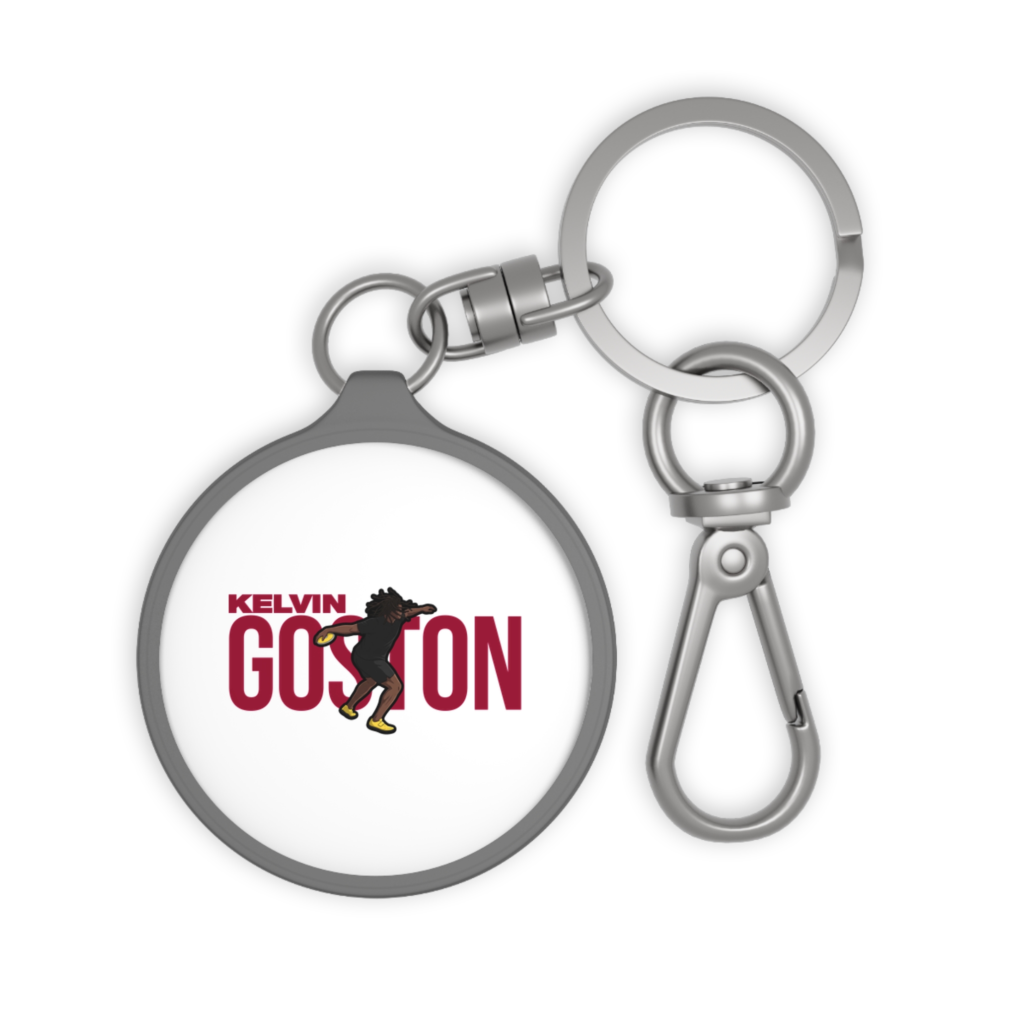 Keychain — character_player_name in Grey