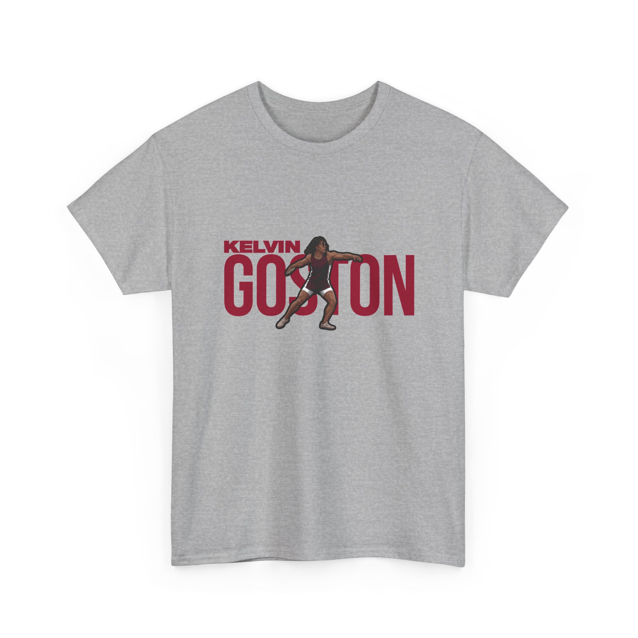 Tee — character_player_name in Grey