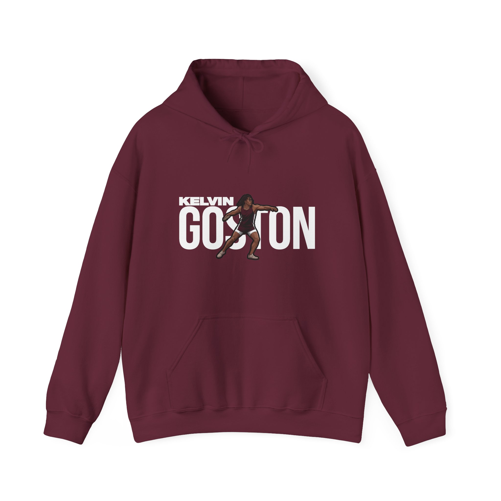 Hoodie — character_player_name in Maroon