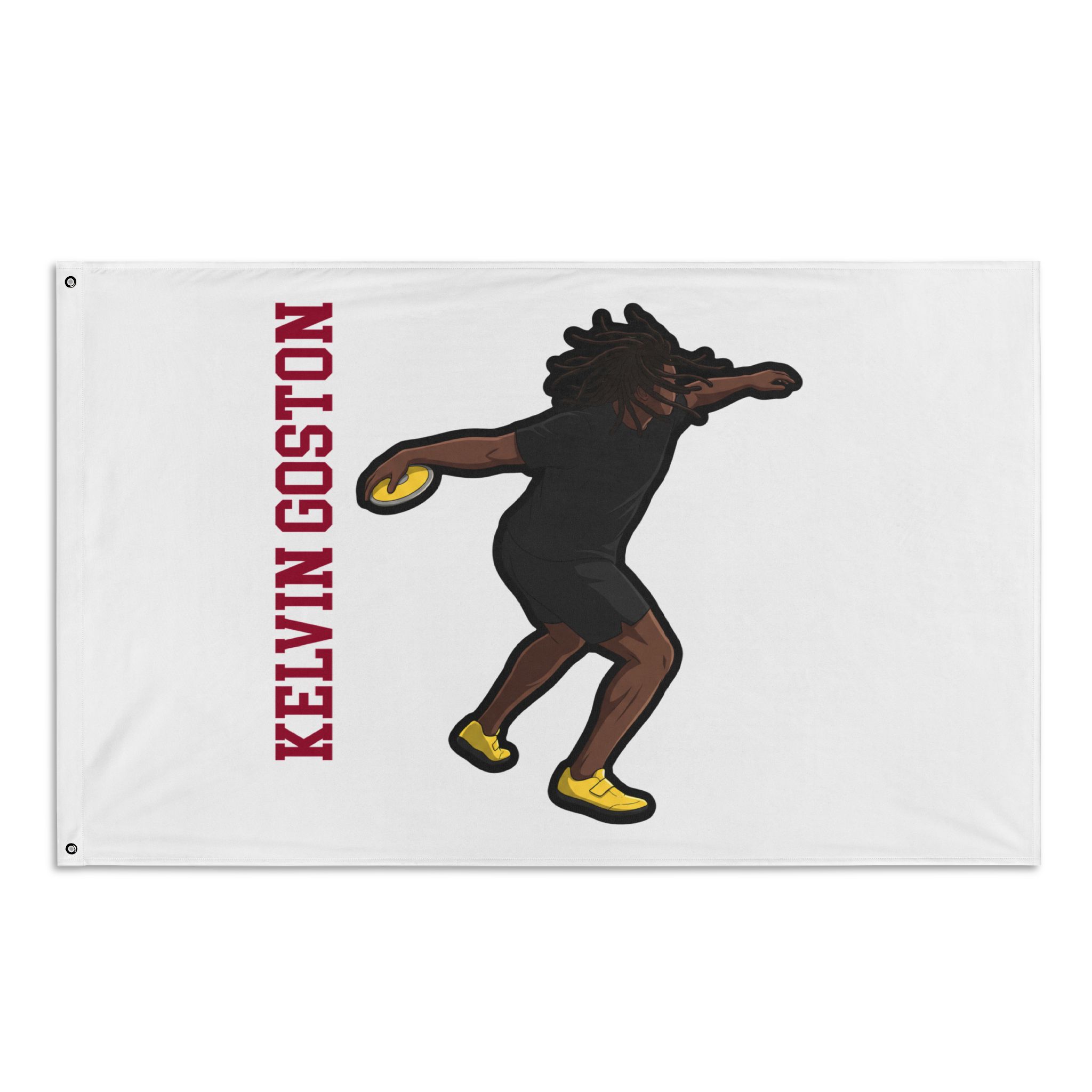 Flag (35 × 56 in) — character_name_vertical in Classic