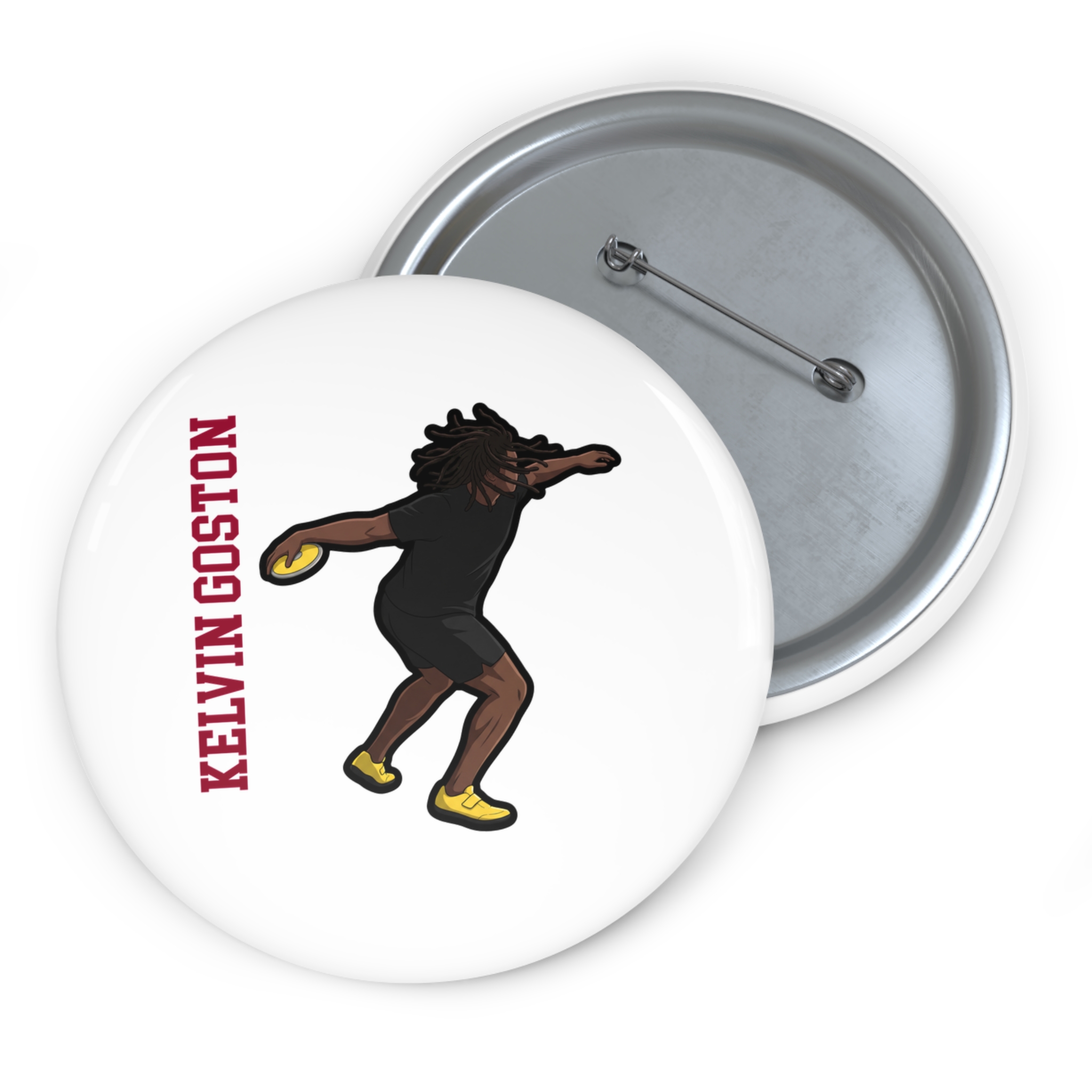 Game Day Pin — character_name_vertical in Classic