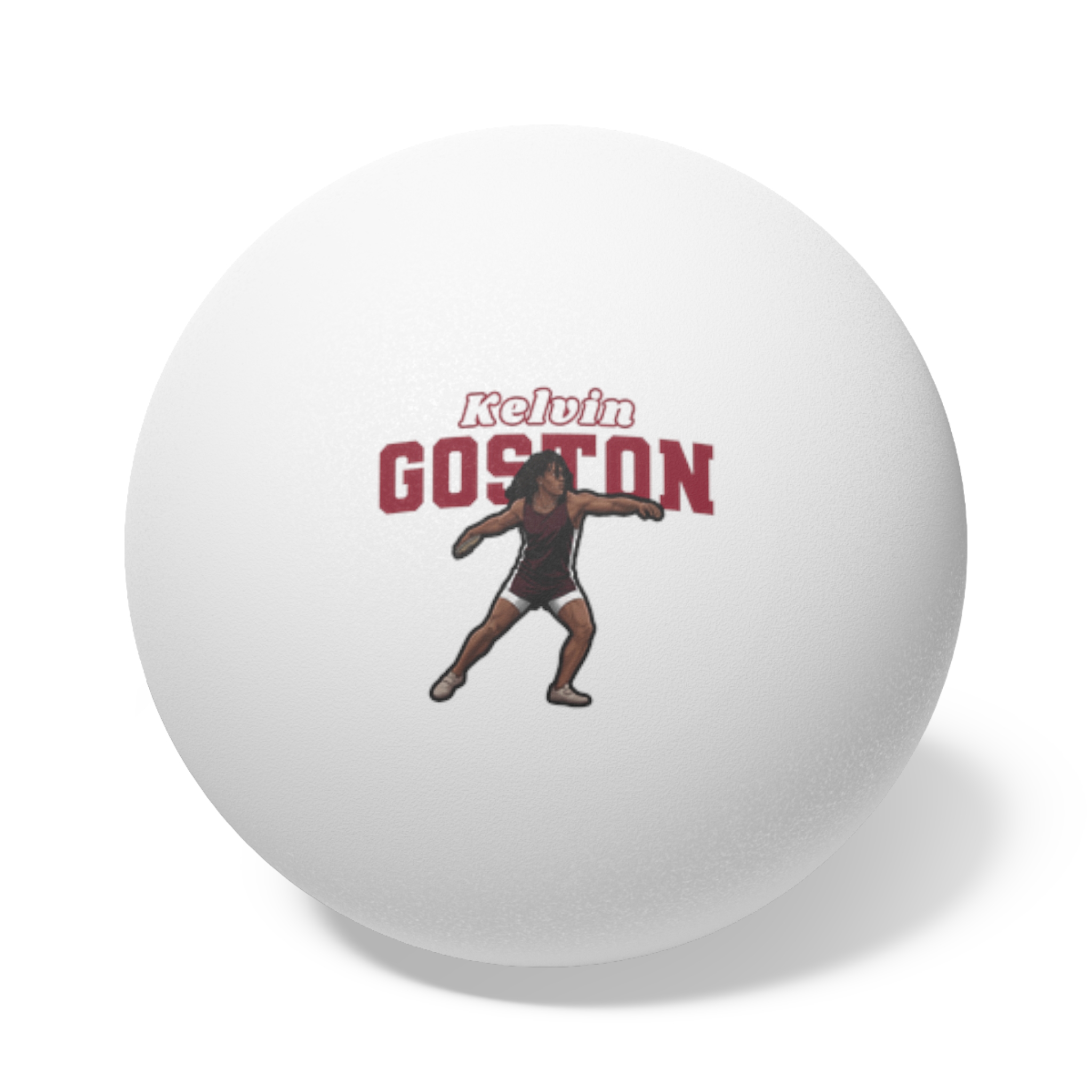 Ping Pong Balls, 6 pcs — character_name_arch in White
