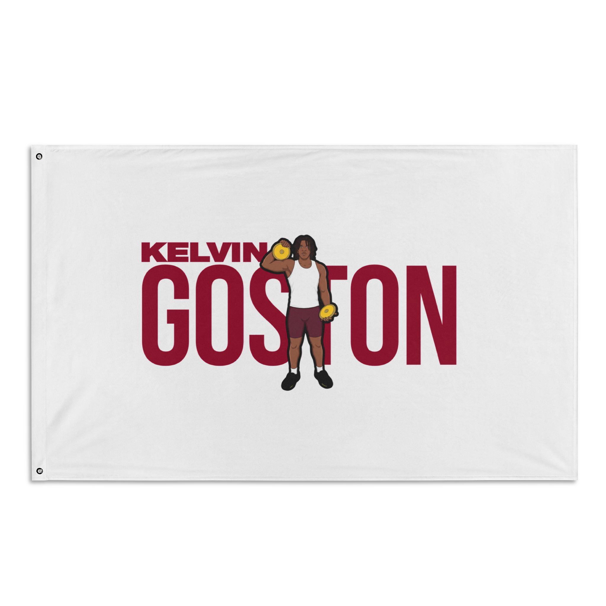 Flag (35 × 56 in) — character_player_name in Classic