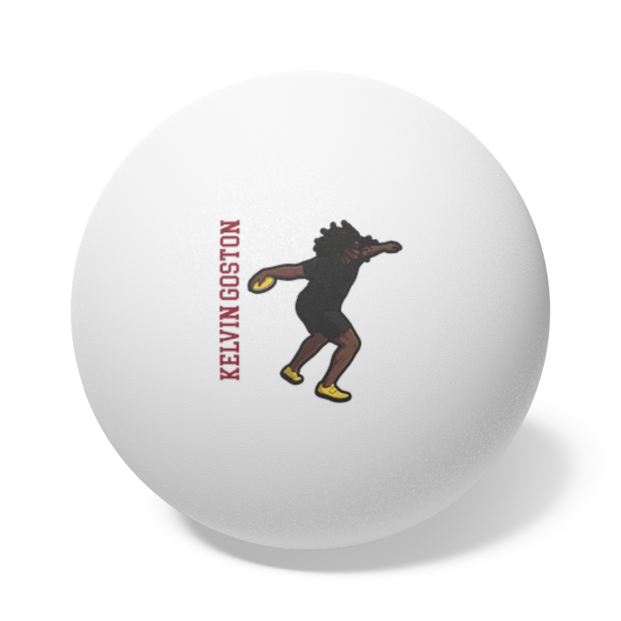 Ping Pong Balls, 6 pcs — character_name_vertical in White