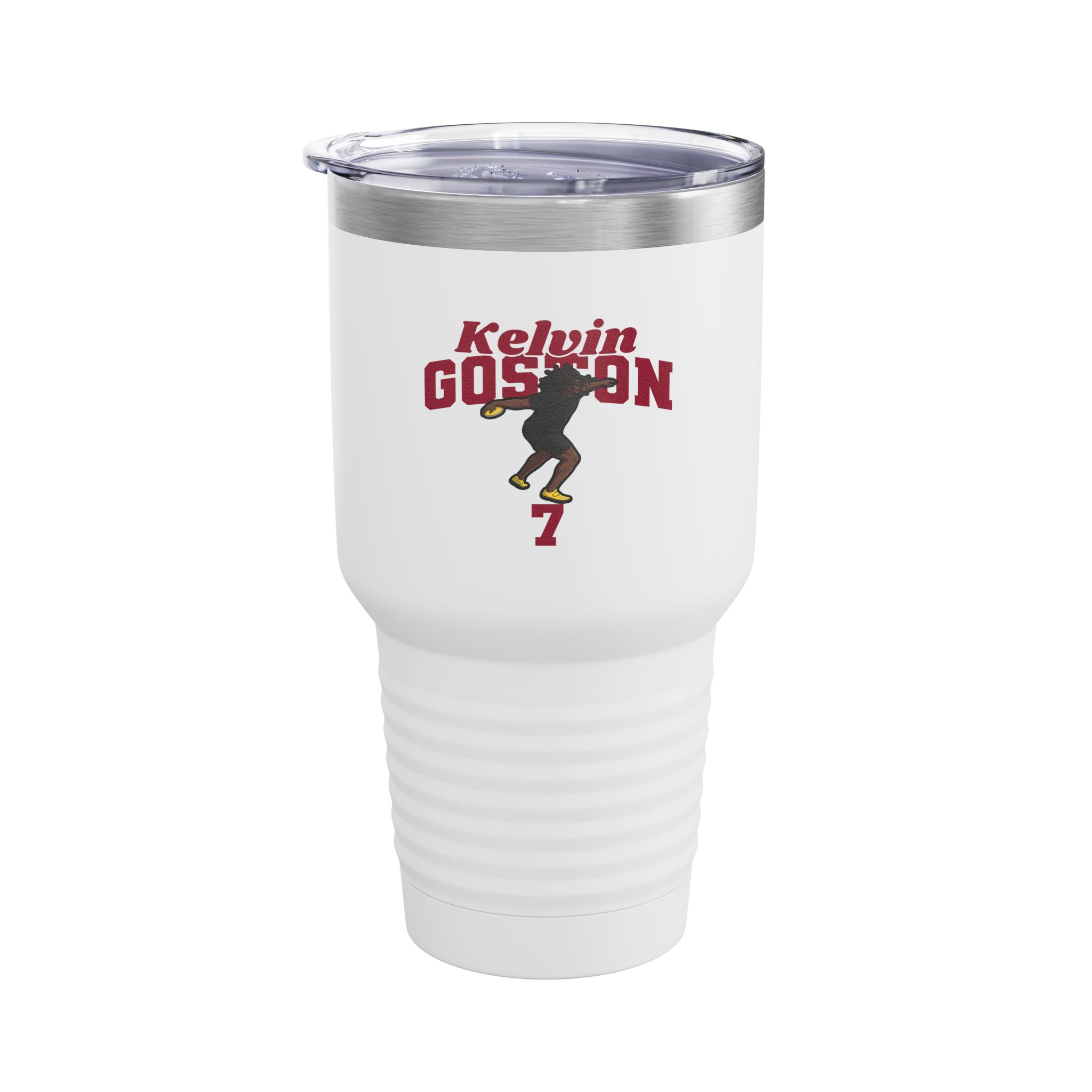 30oz Tumbler — character_signature_arch in White