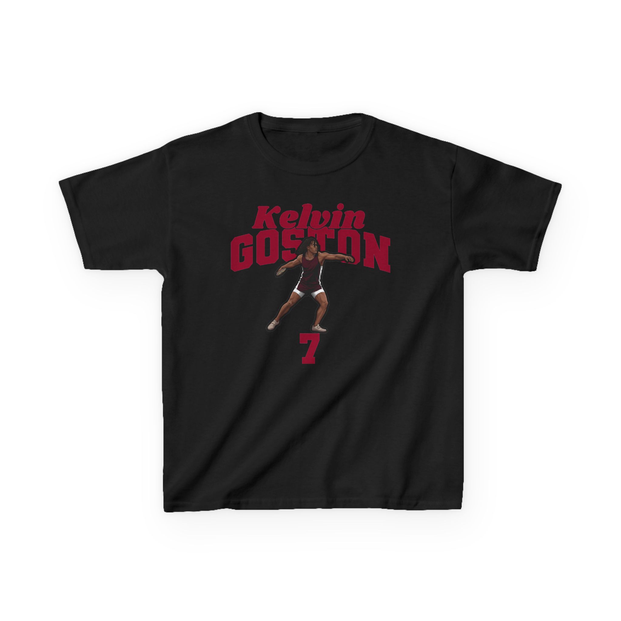 Youth Tee — character_signature_arch in Black
