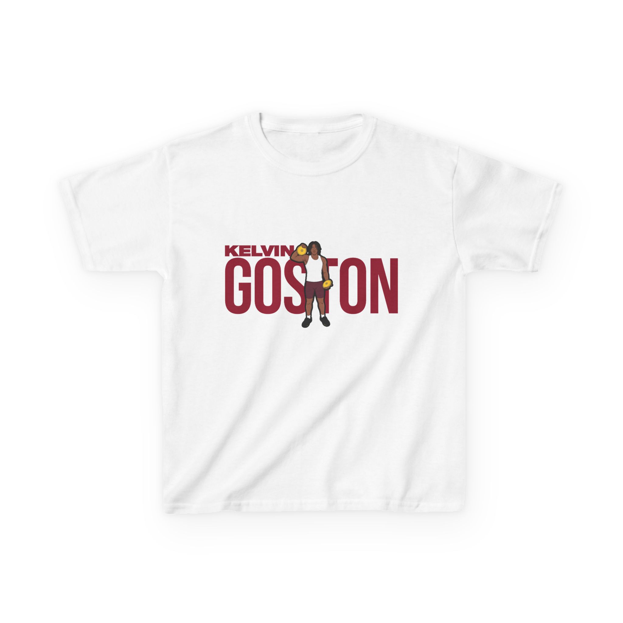 Youth Tee — character_player_name in White
