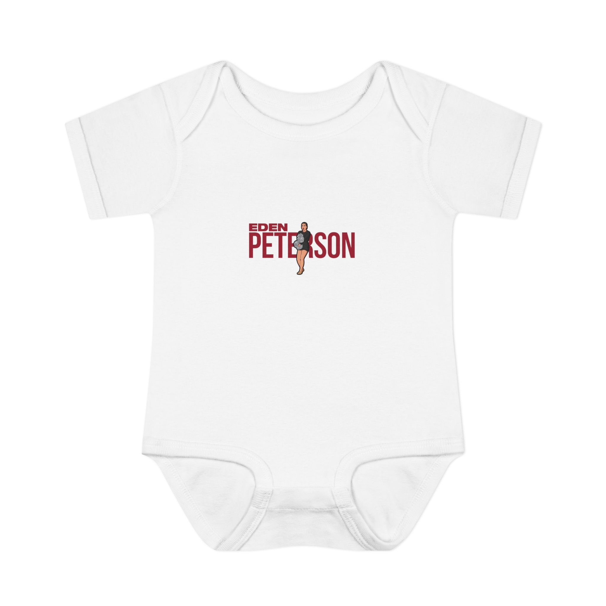 Baby Onesie — character_player_name in White