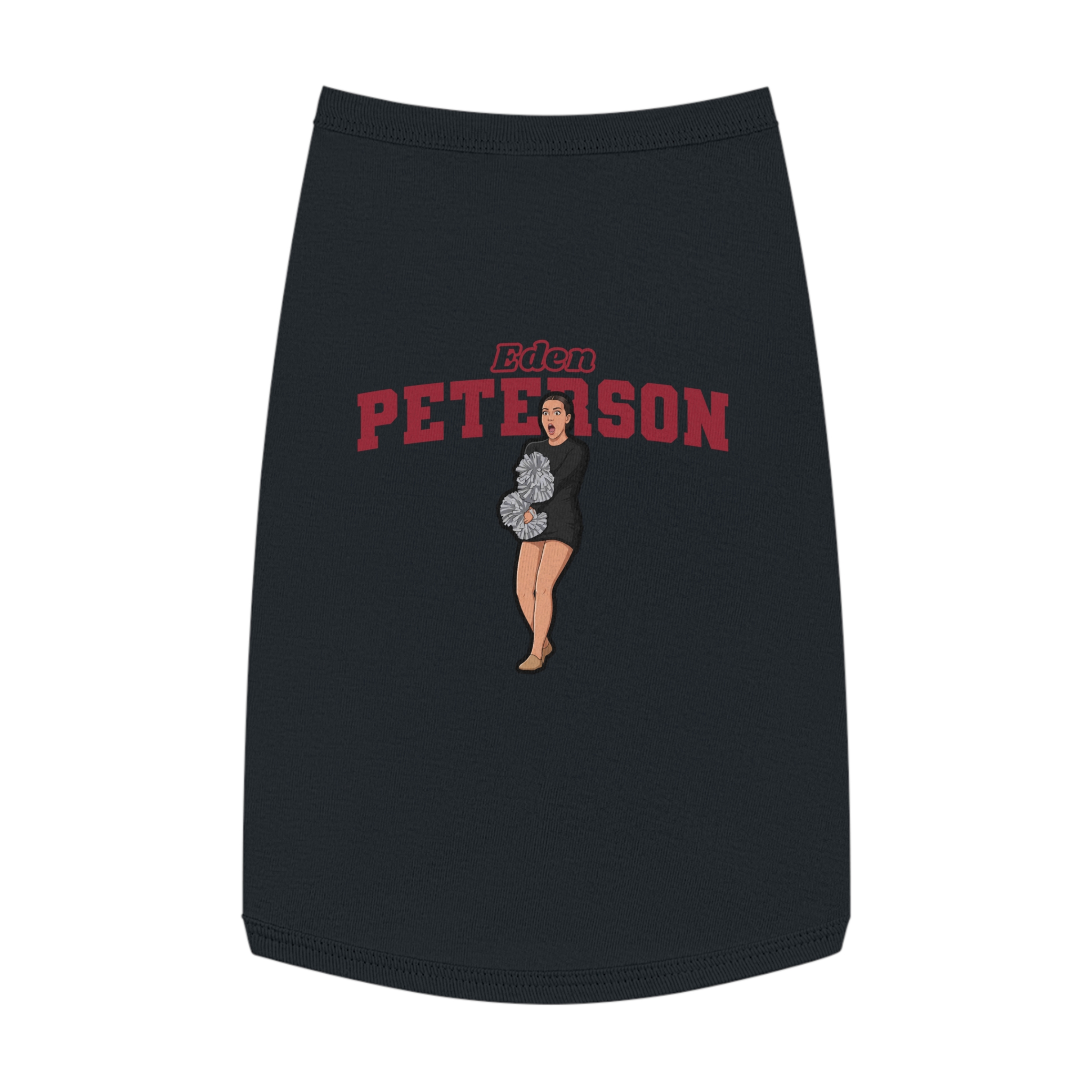 Pet Tank Top — character_name_arch in White