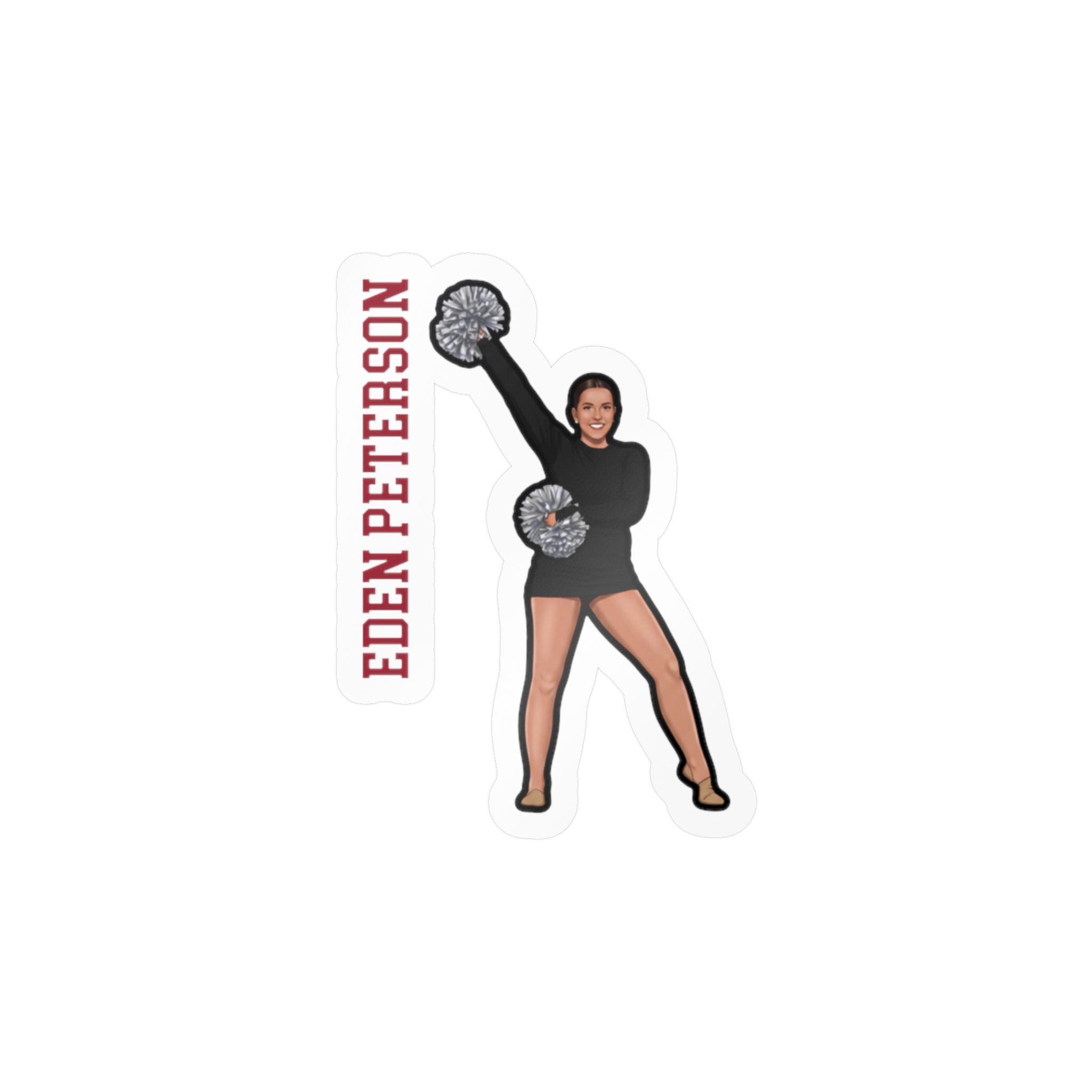 Vinyl Sticker — character_name_vertical in Classic