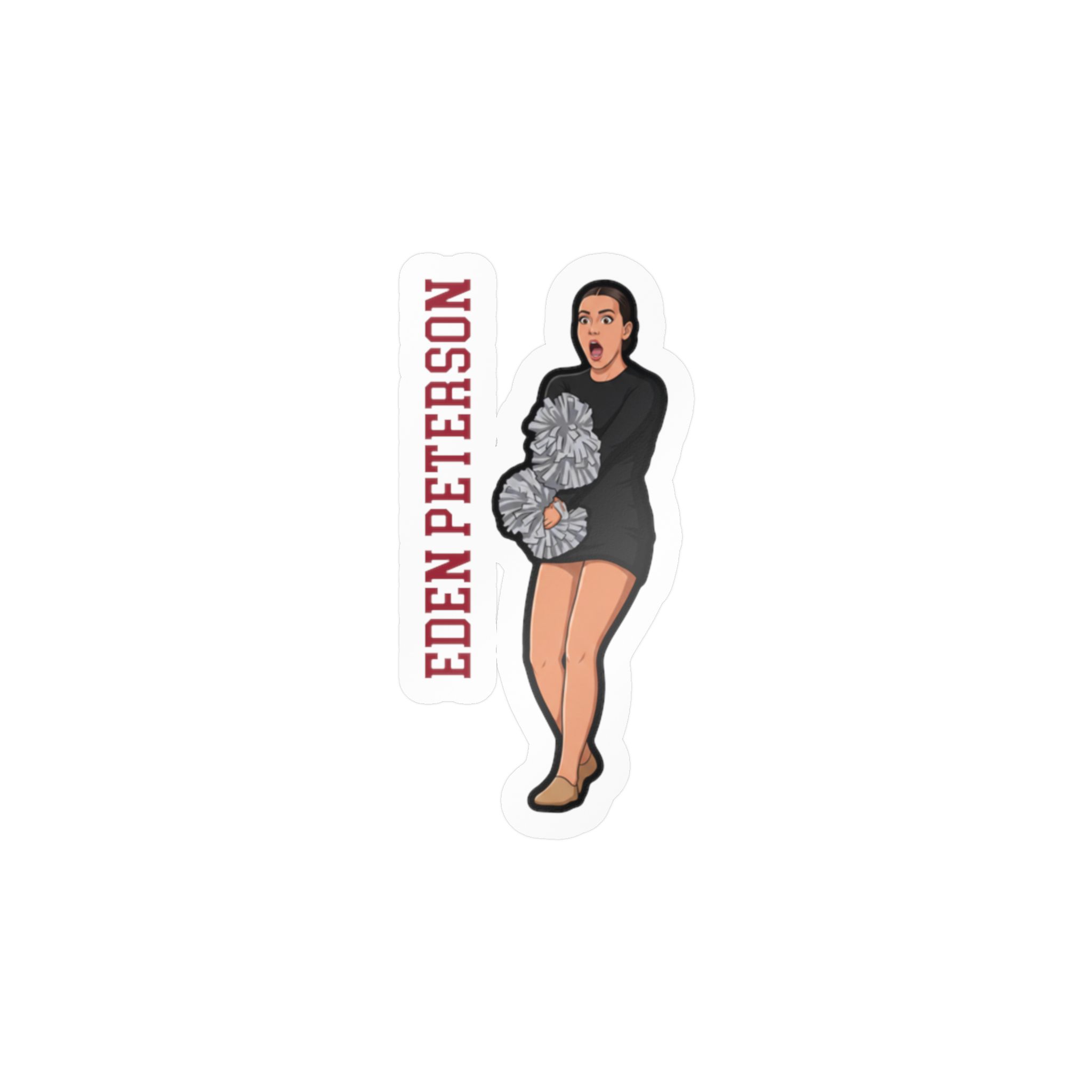 Vinyl Sticker — character_name_vertical in Classic