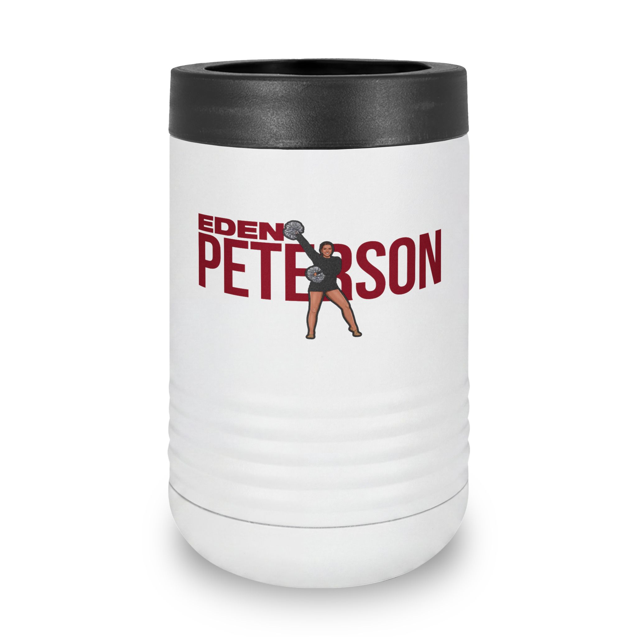 Stainless Can Cooler — character_player_name in White