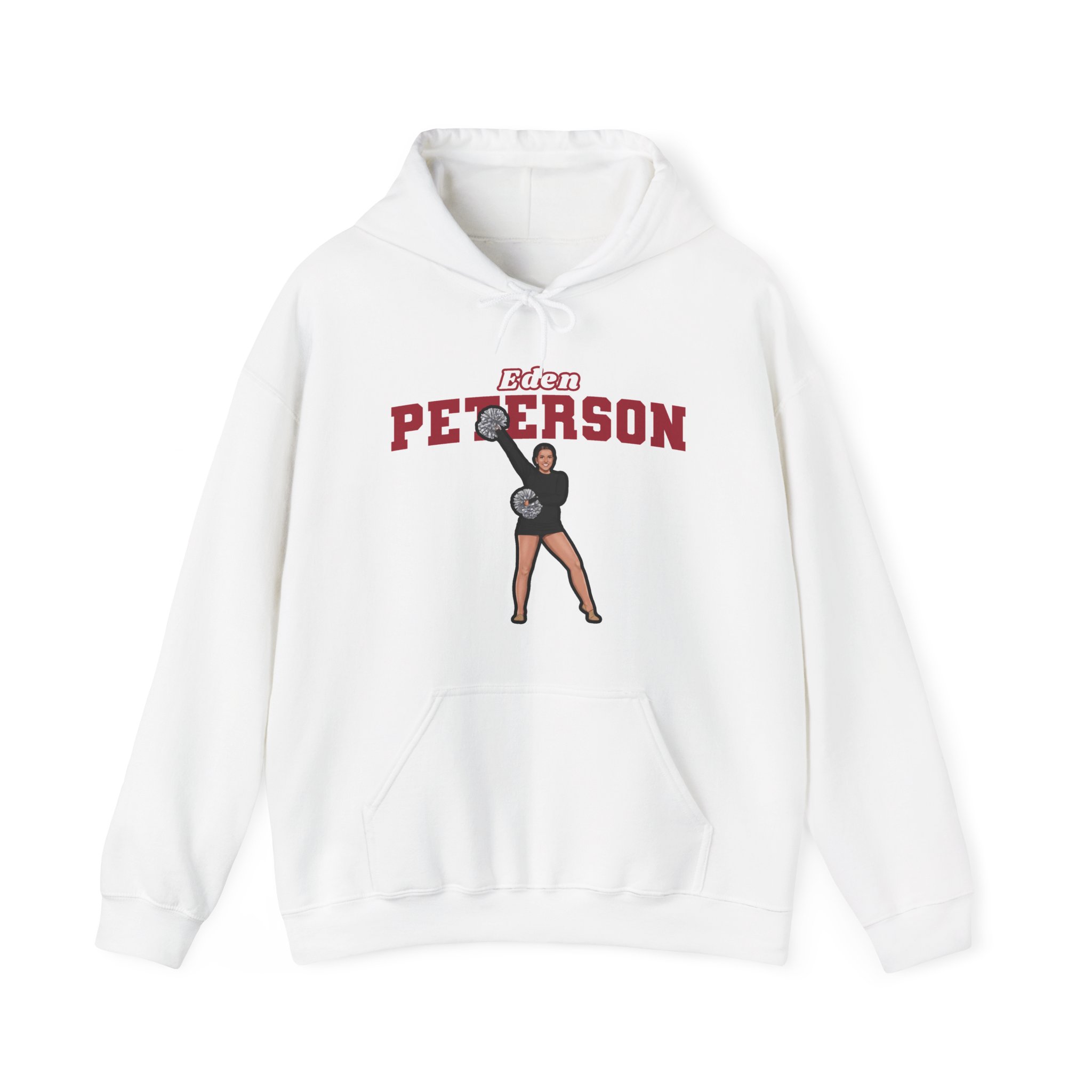 Hoodie — character_name_arch in White